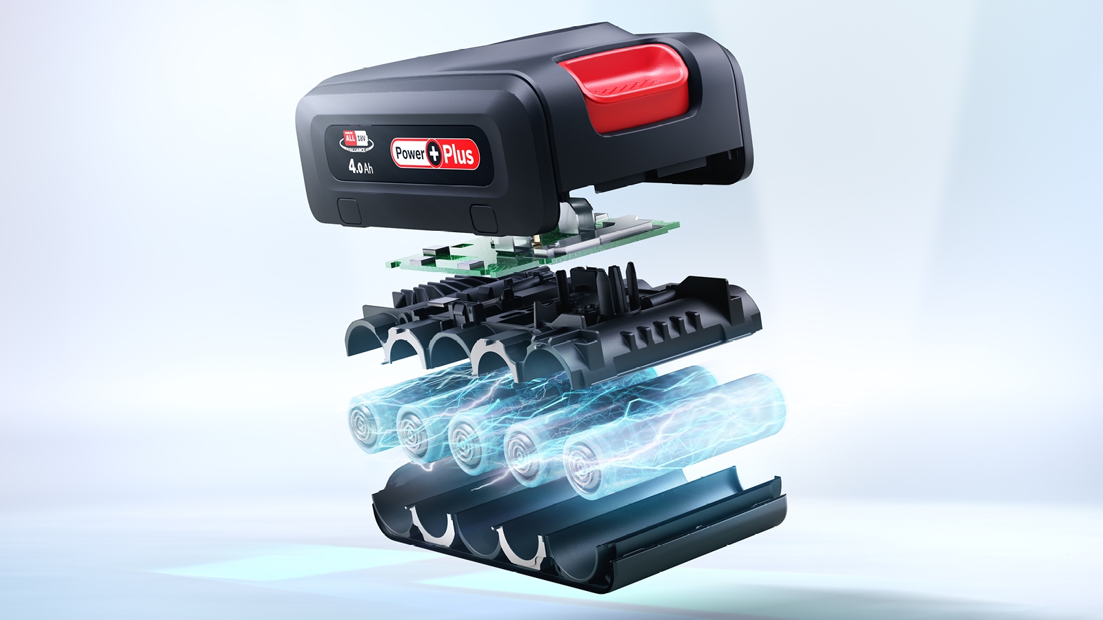Exchangeable battery, Power for ALL 18V 4.0Ah, BHZUB1840