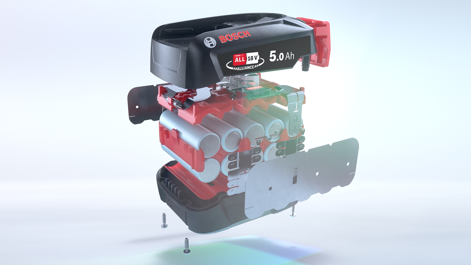 Exchangeable battery, Power for ALL 18V 5.0Ah, BHZUB1850