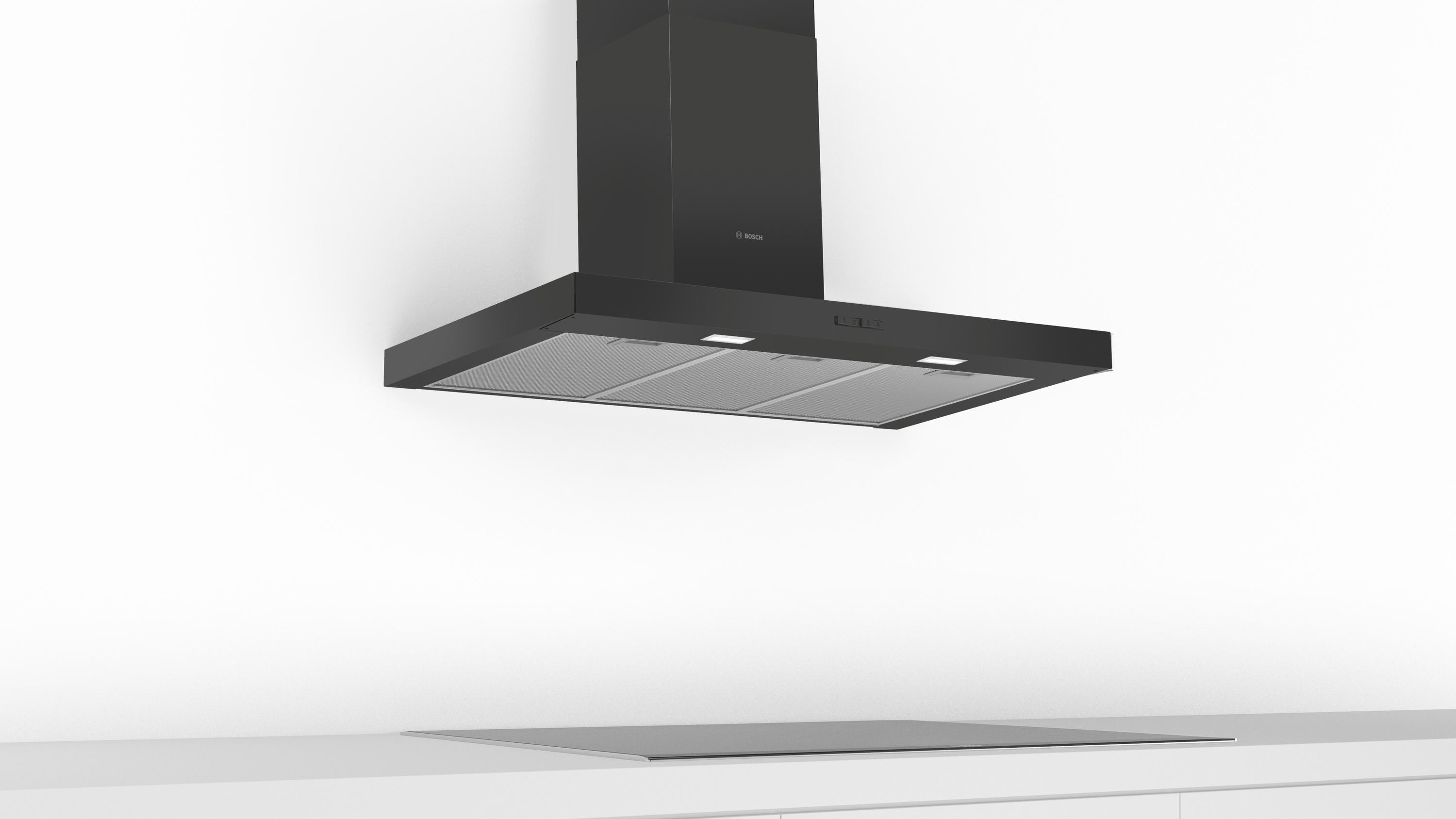 Series 2, wall-mounted cooker hood, 90 cm, Black, DWB96BC60