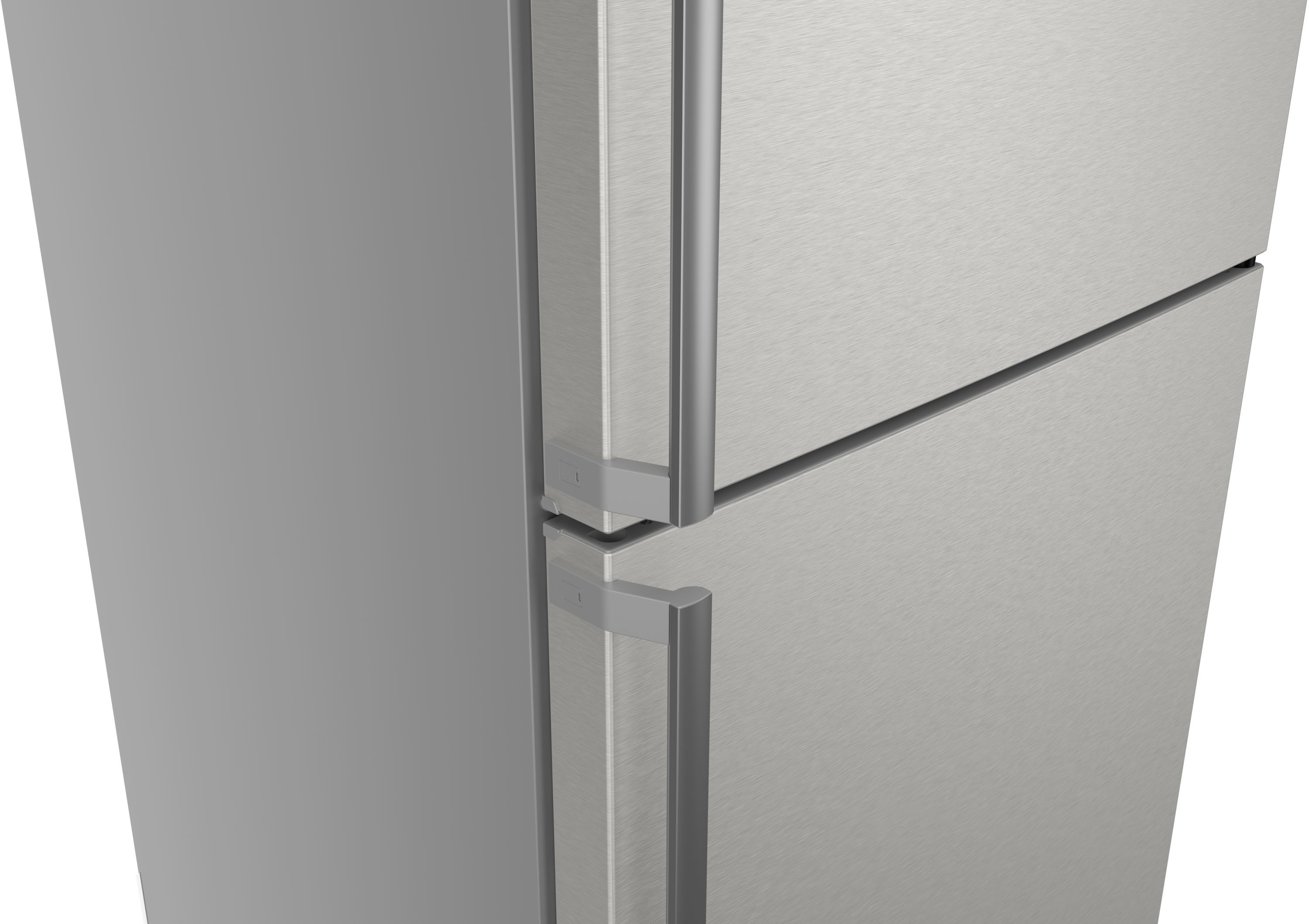 Series 4, free-standing fridge-freezer with freezer at bottom, 203 x 70 cm, Stainless steel (with anti-fingerprint), KGN49VICT