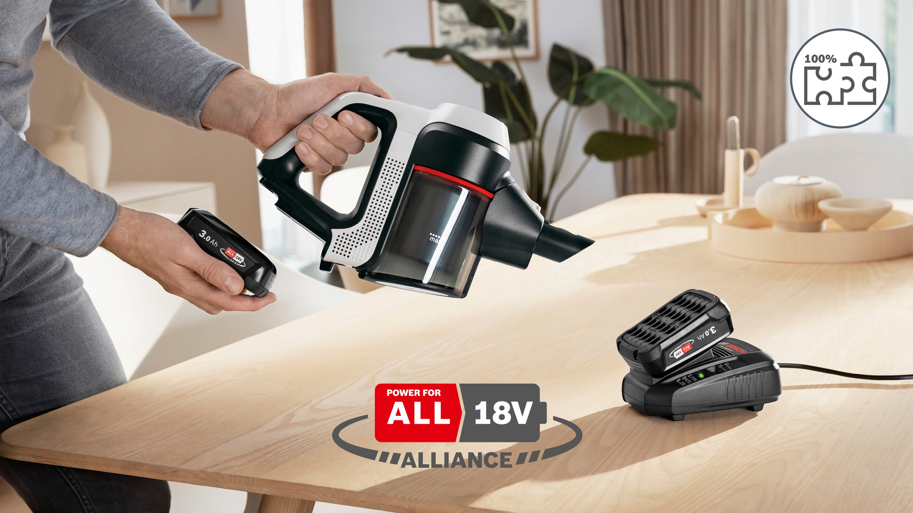Zamenljiva baterija, Power for ALL 18V 3.0Ah, BHZUB1830