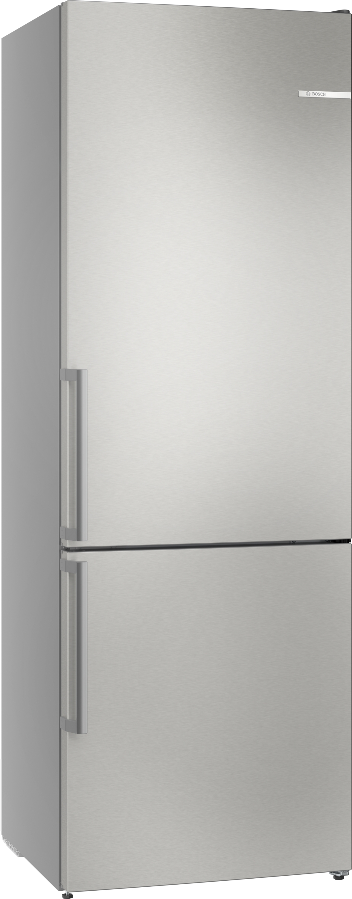 Series 4, free-standing fridge-freezer with freezer at bottom, 203 x 70 cm, Stainless steel (with anti-fingerprint), KGN49VICT