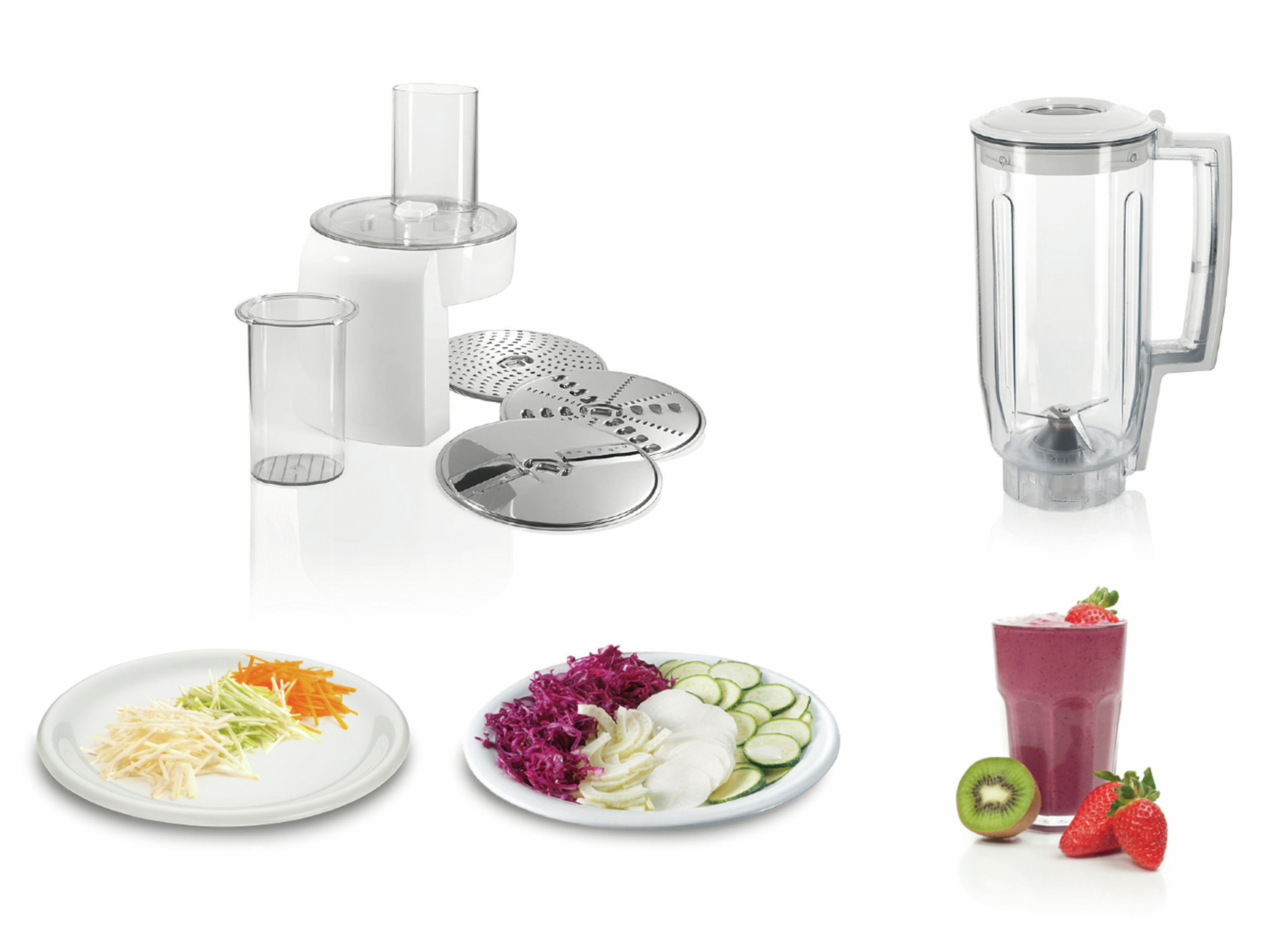 Kuhinjski robot, MUM5, 700 W, Bela, Antracit, MUM52120