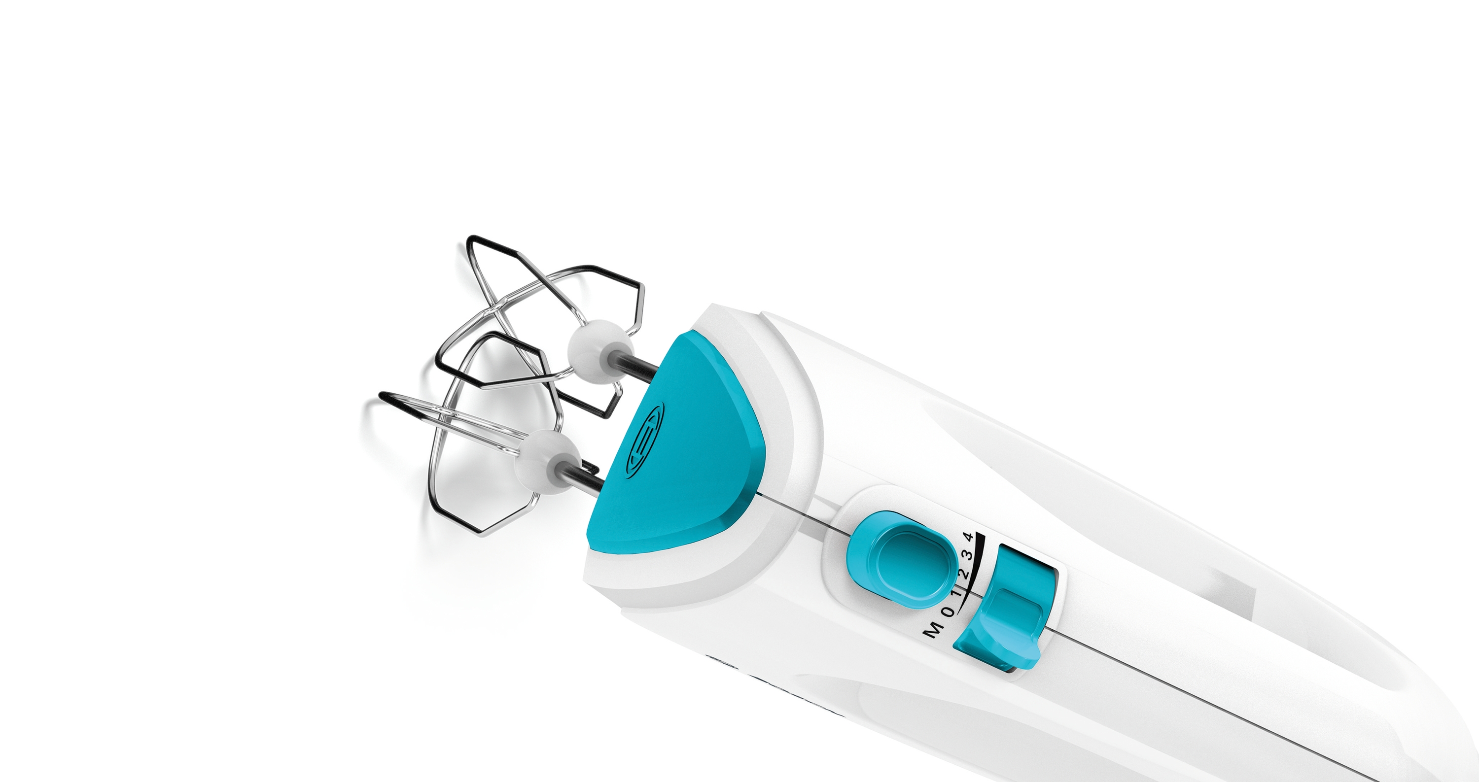 Hand mixer, CleverMixx FUN, 375 W, White, dynamic blue, MFQ2210D