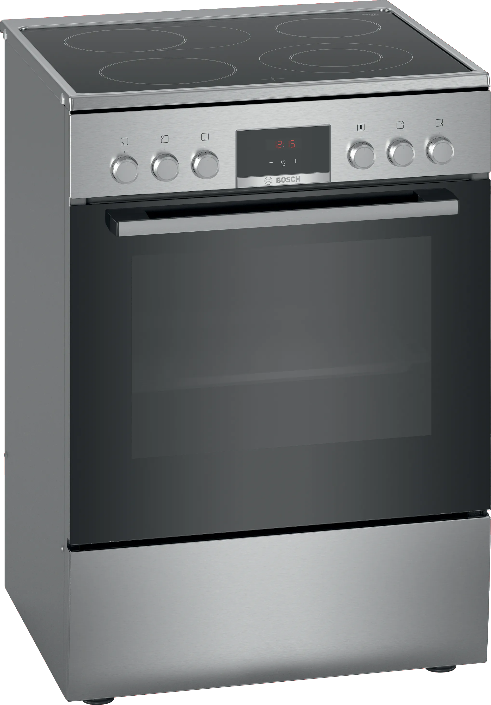 Serija 4, Samostojeći električni šporet, Nerđajući čelik, HKR39C250