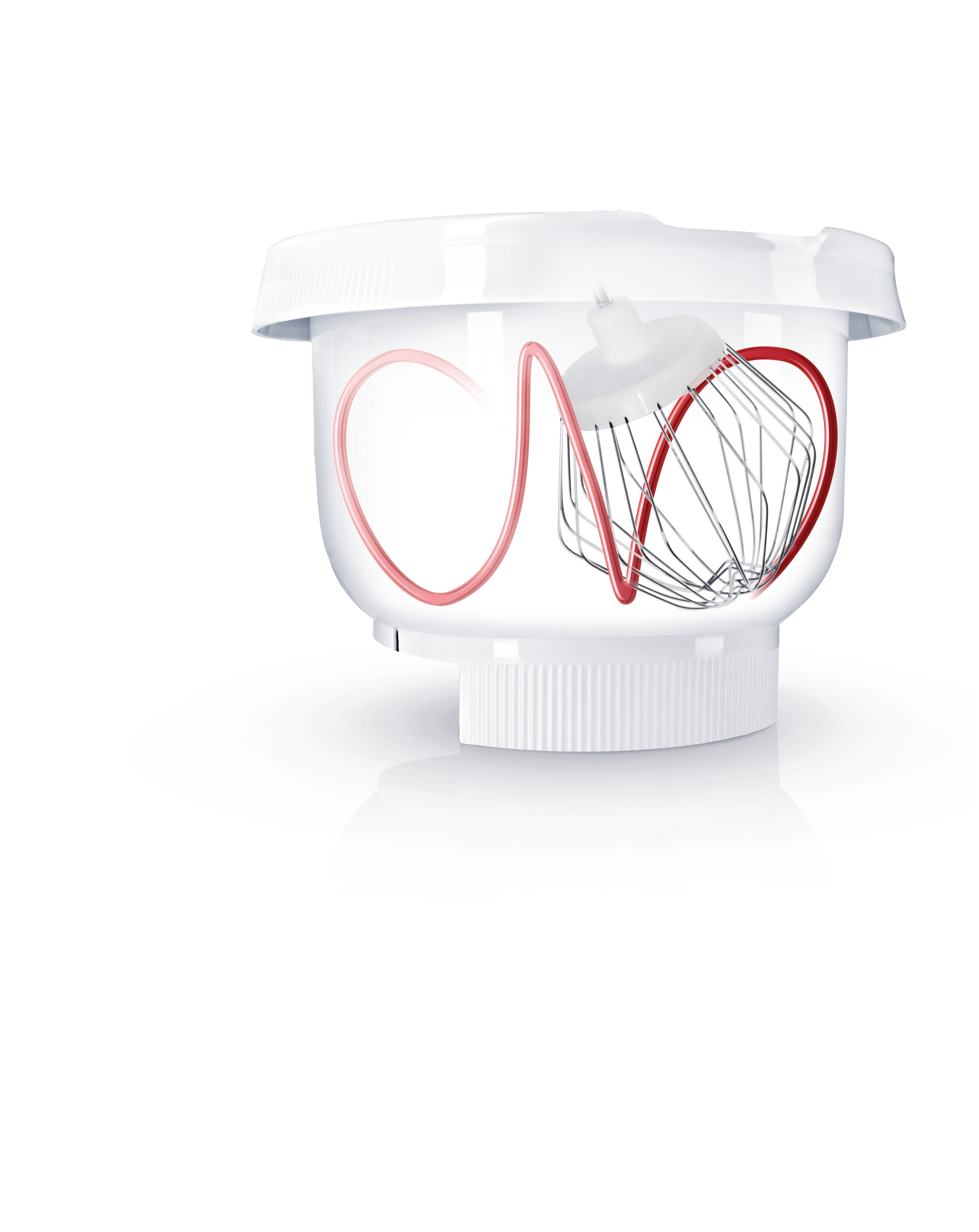 Kuhinjski robot, MUM4, 600 W, Bela, Tamno crvena, MUMP1000