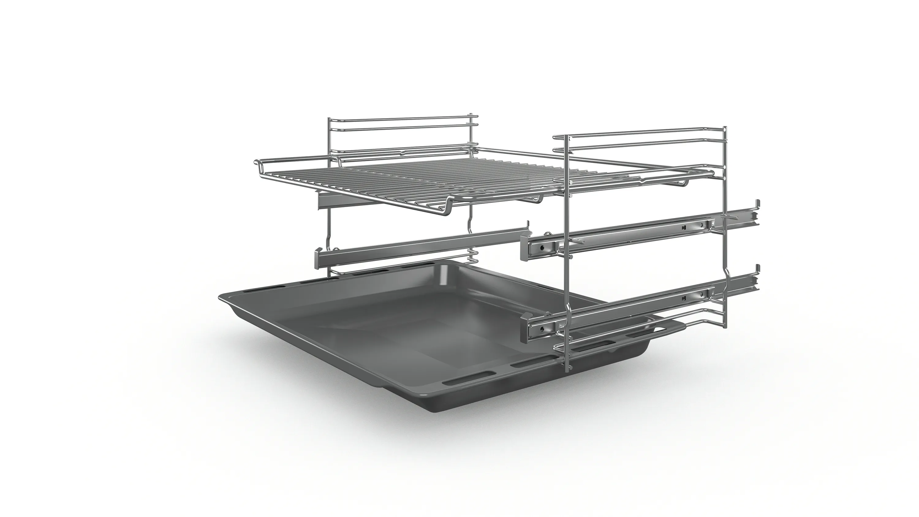 Serija 4, Samostojeći električni šporet, Nerđajući čelik, HKR39C250