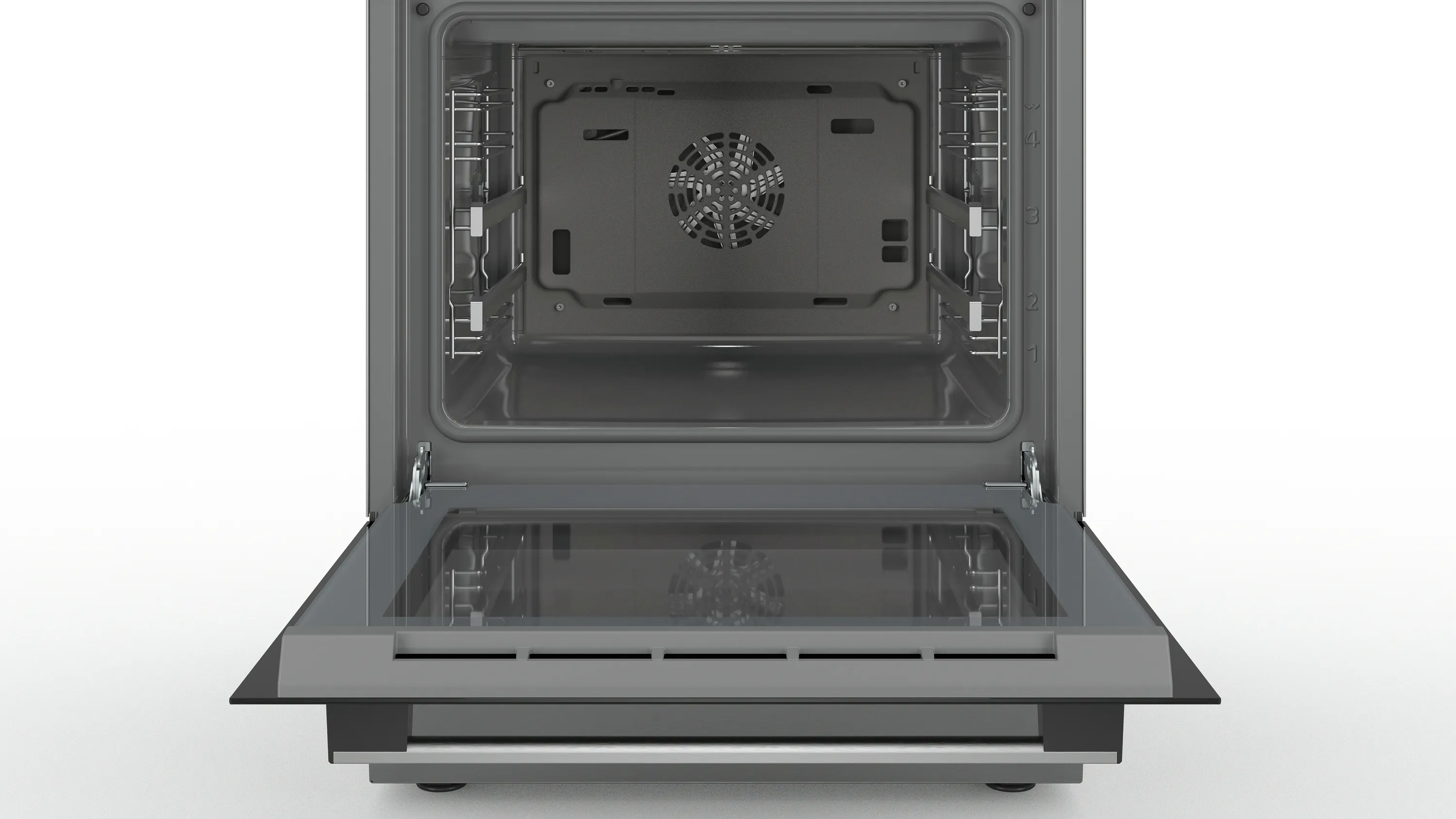 Serija 4, Samostojeći električni šporet, Nerđajući čelik, HKR39C250