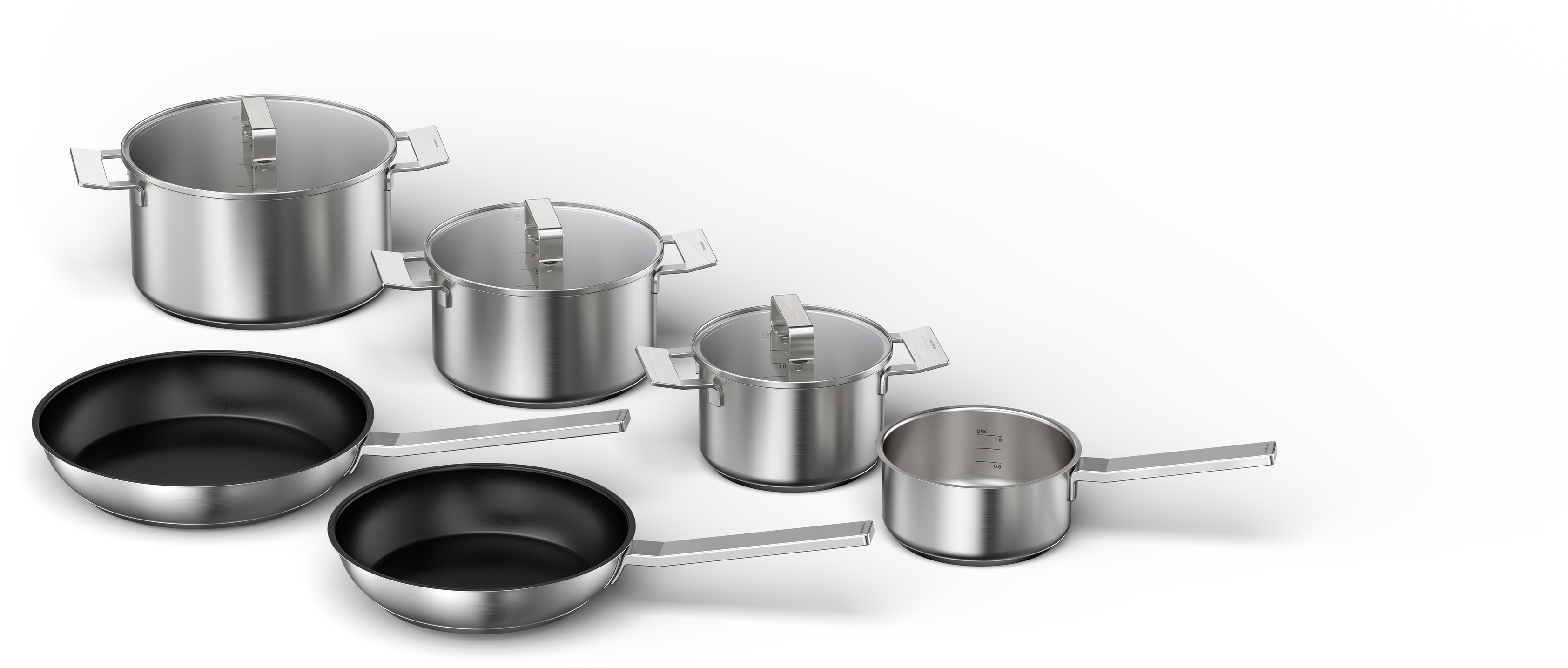 cookware set, 6 pieces, HEZ9SE060