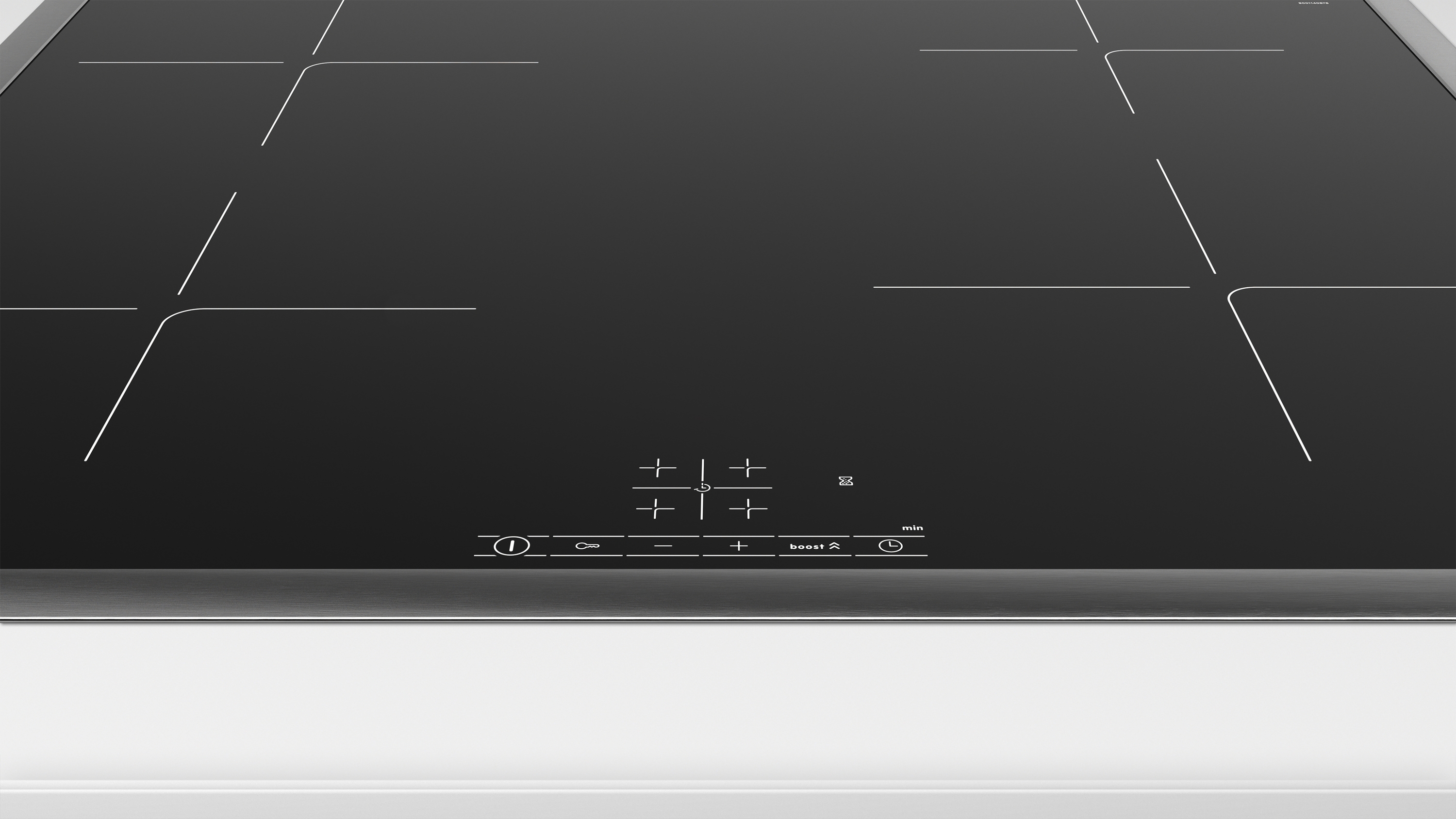 Serija 4, Indukciona ploča za kuvanje, 60 cm, Crna, ugradnja sa okvirom, PUE64KBB5E