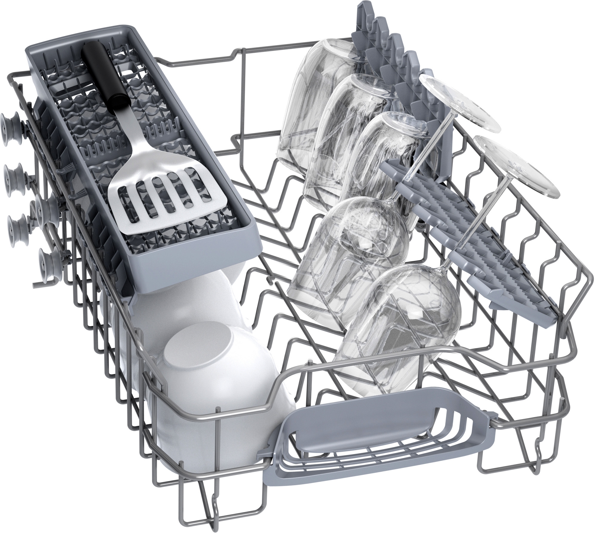 Serija 2, Ugradna mašina za pranje sudova, 45 cm, Nerđajući čelik, SPI2HKS42E