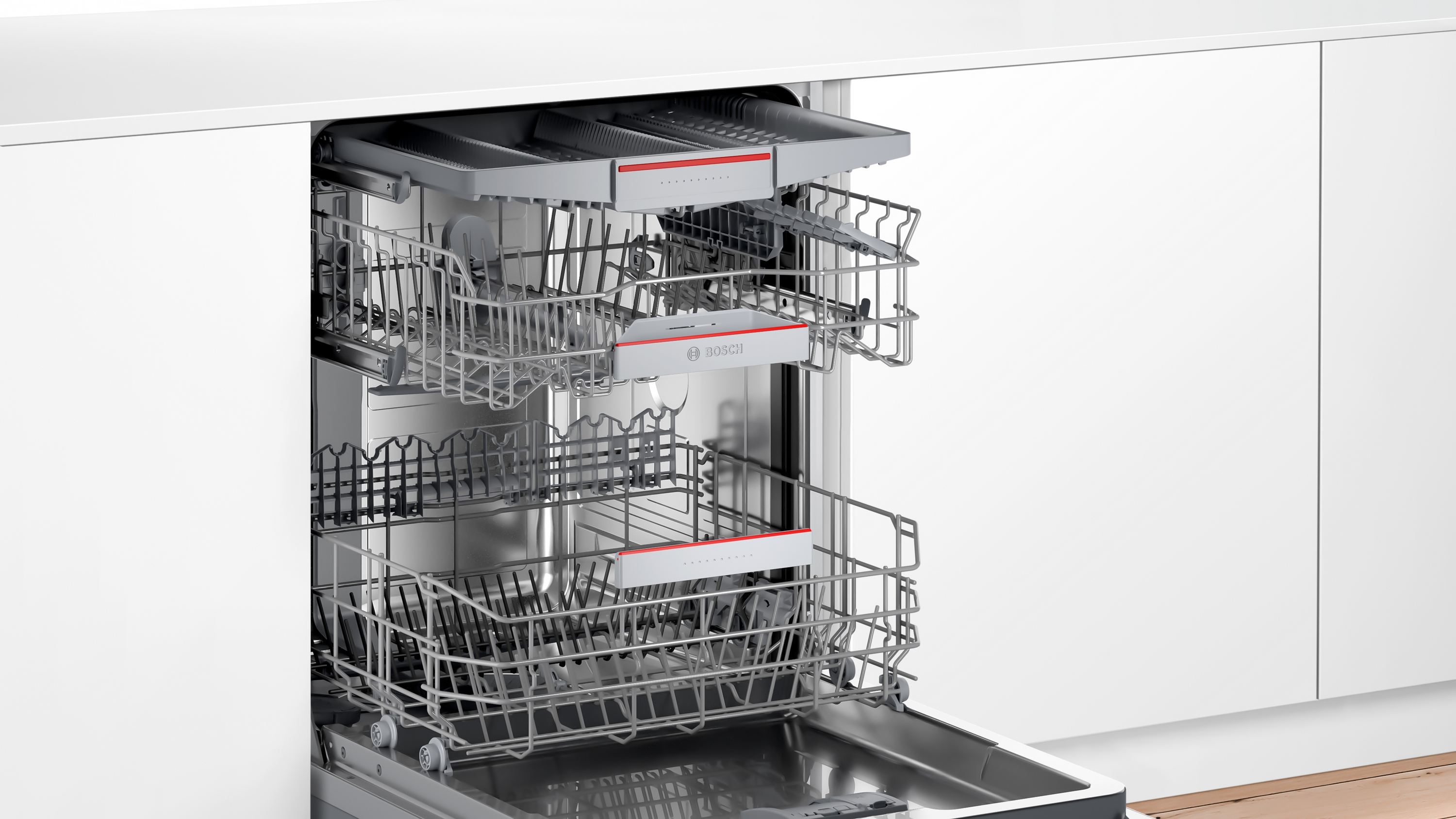 Series 4, fully-integrated dishwasher, 60 cm, Variable hinge for special installation situations, SMH4HCX19E