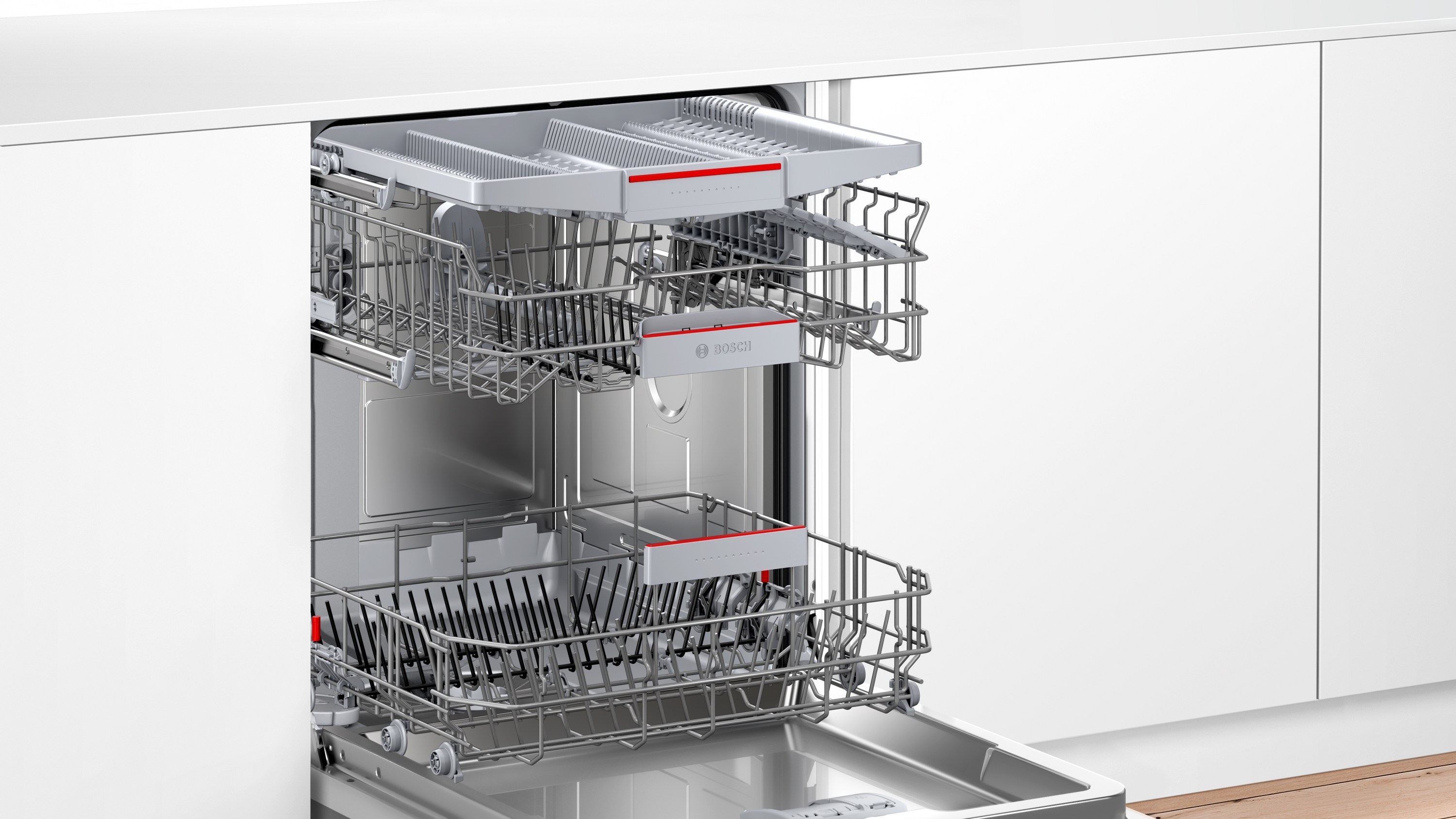 Serija 4, Ugradna mašina za pranje sudova, 60 cm, Nerđajući čelik, SMI4HVS00E