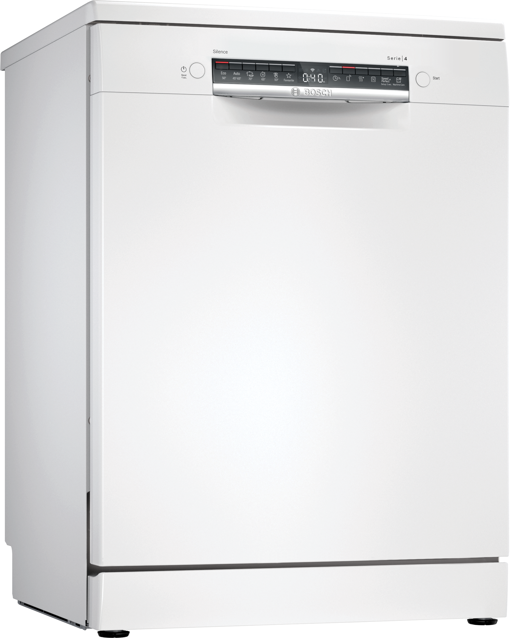 Serija 4, Samostojeća mašina za pranje sudova, 60 cm, Bela, SMS4HKW02E