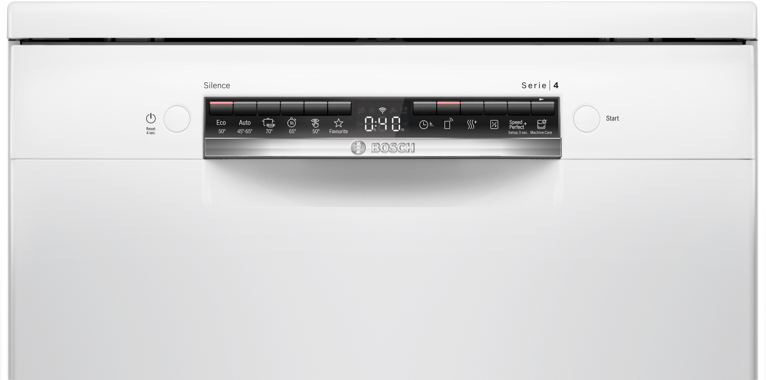Serija 4, Samostojeća mašina za pranje sudova, 60 cm, Bela, SMS4HKW02E