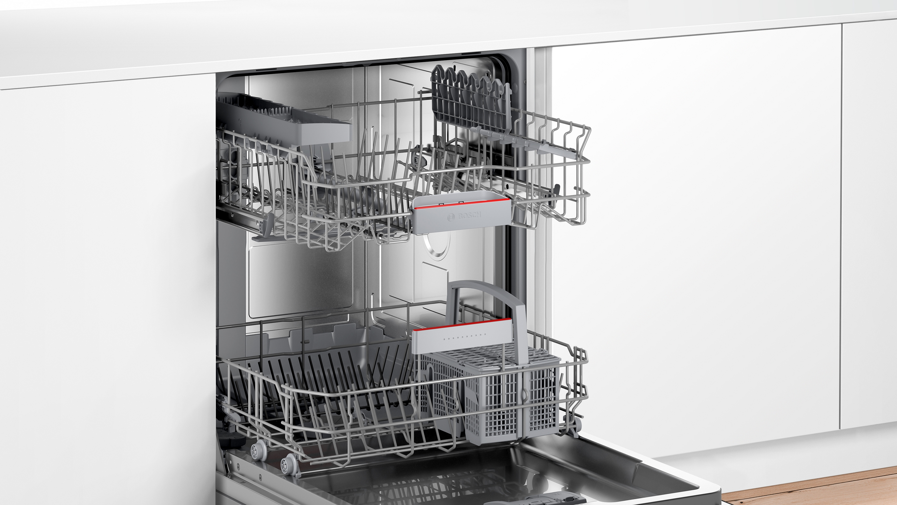 Serija 4, Ugradna mašina za pranje sudova, 60 cm, Nerđajući čelik, SMI4HTS00E