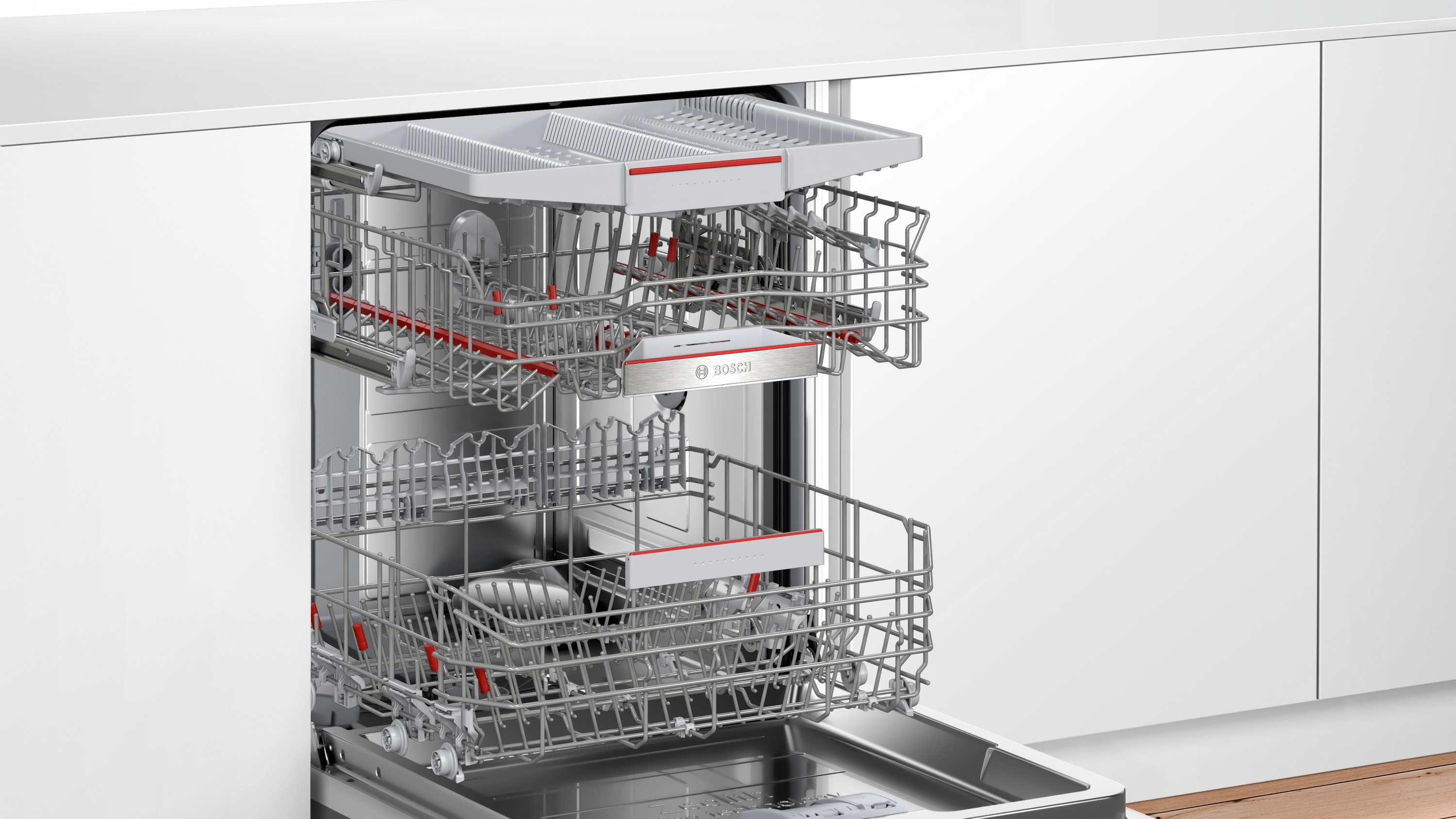Series 6, fully-integrated dishwasher, 60 cm, Variable hinge for special installation situations, SMH6ZCX06E