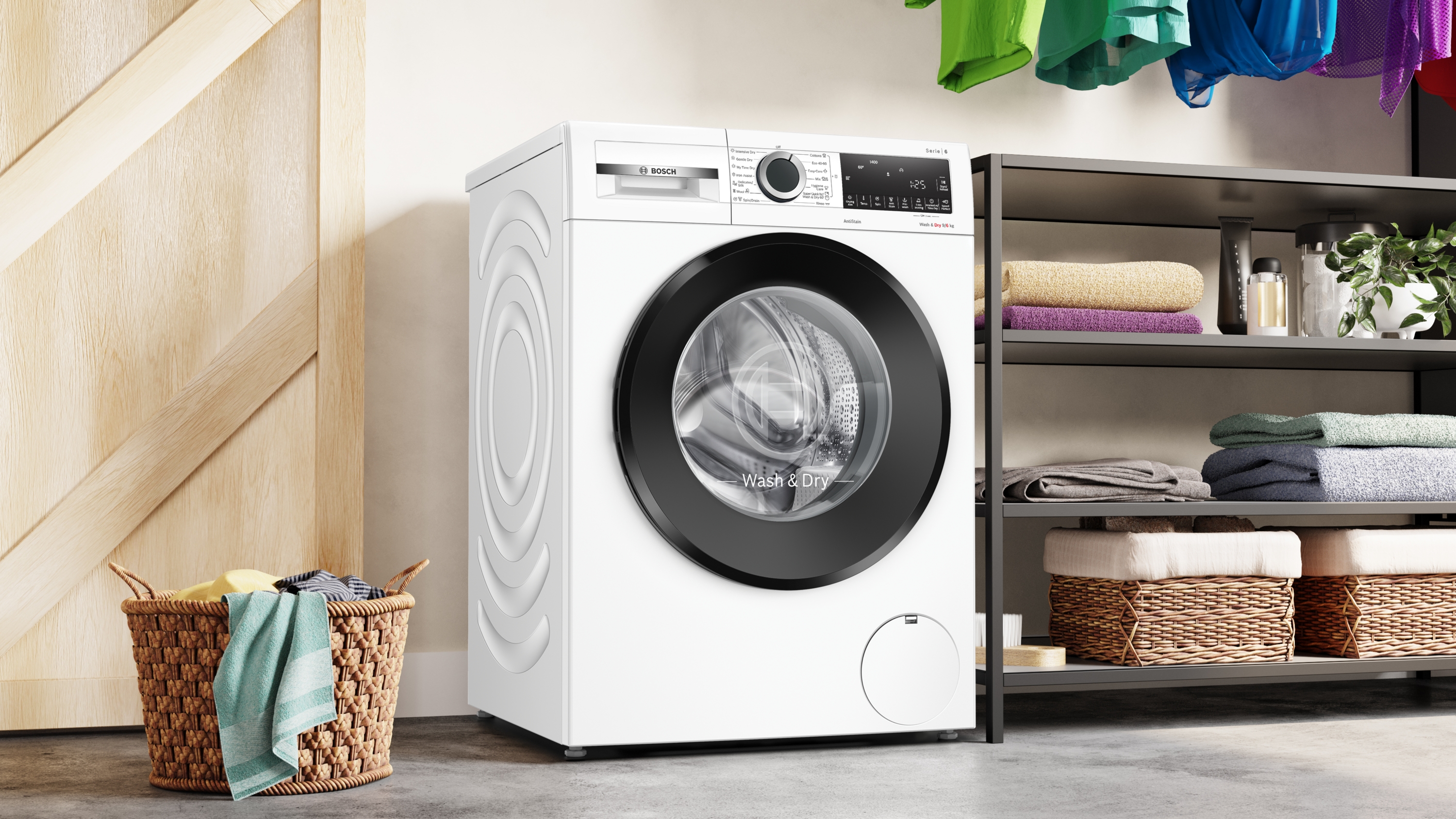 Serija 6, Mašina za pranje i sušenje veša, 1400 okr, WNG24400BY