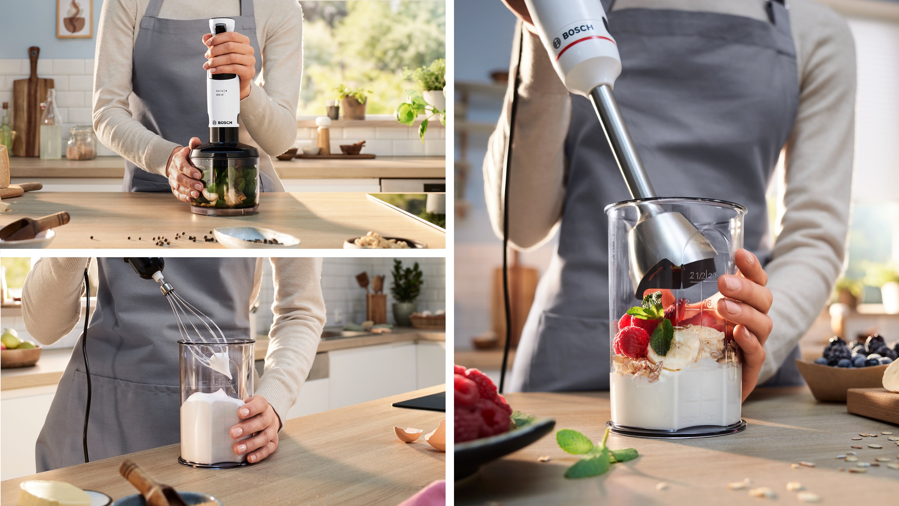 Series 4, Hand blender, ErgoMaster, 800 W, White, GENERAL.WEI;GEHAEUSESEKUNDAERFARBE.BGY, MSM4W421