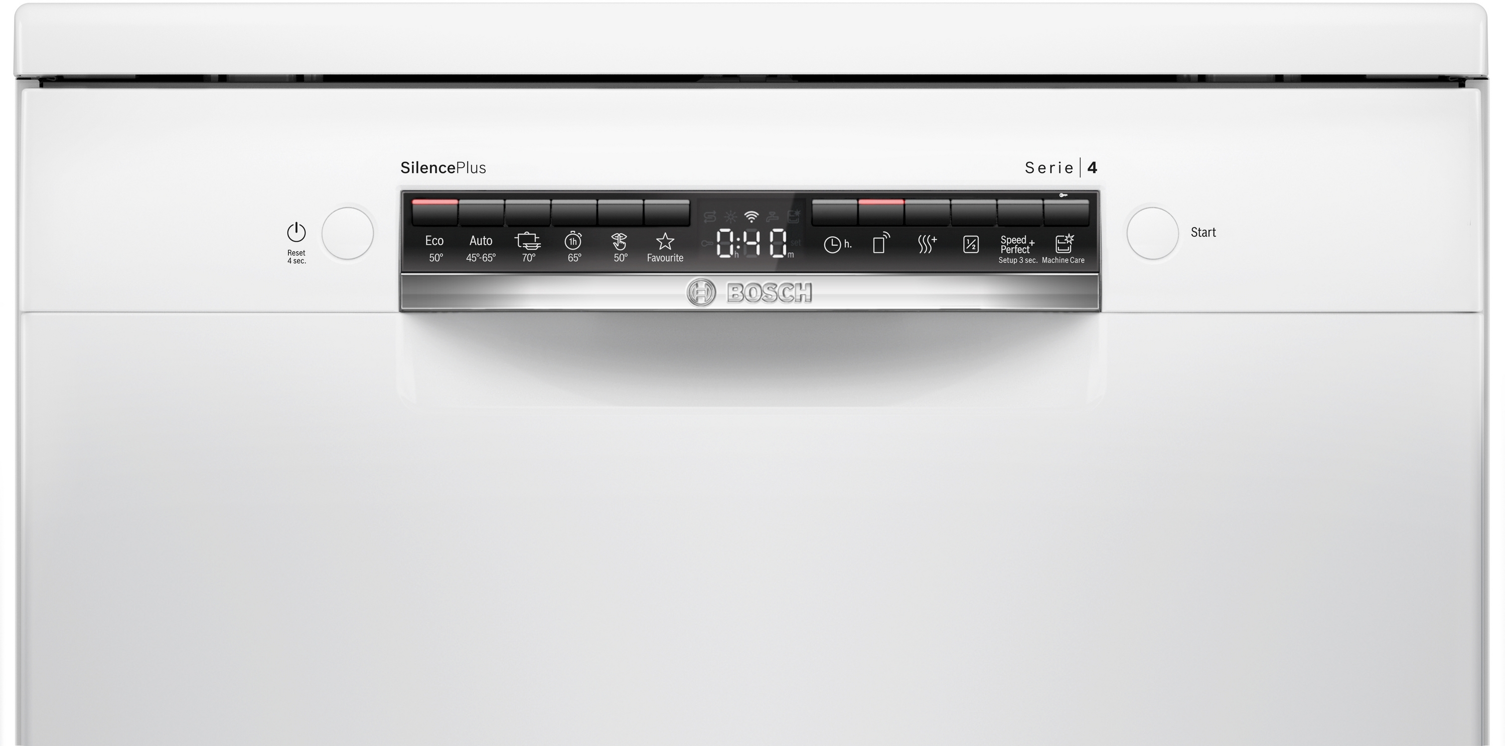 Serija 4, Samostojeća mašina za pranje sudova, 60 cm, Bela, SMS4HKW06E