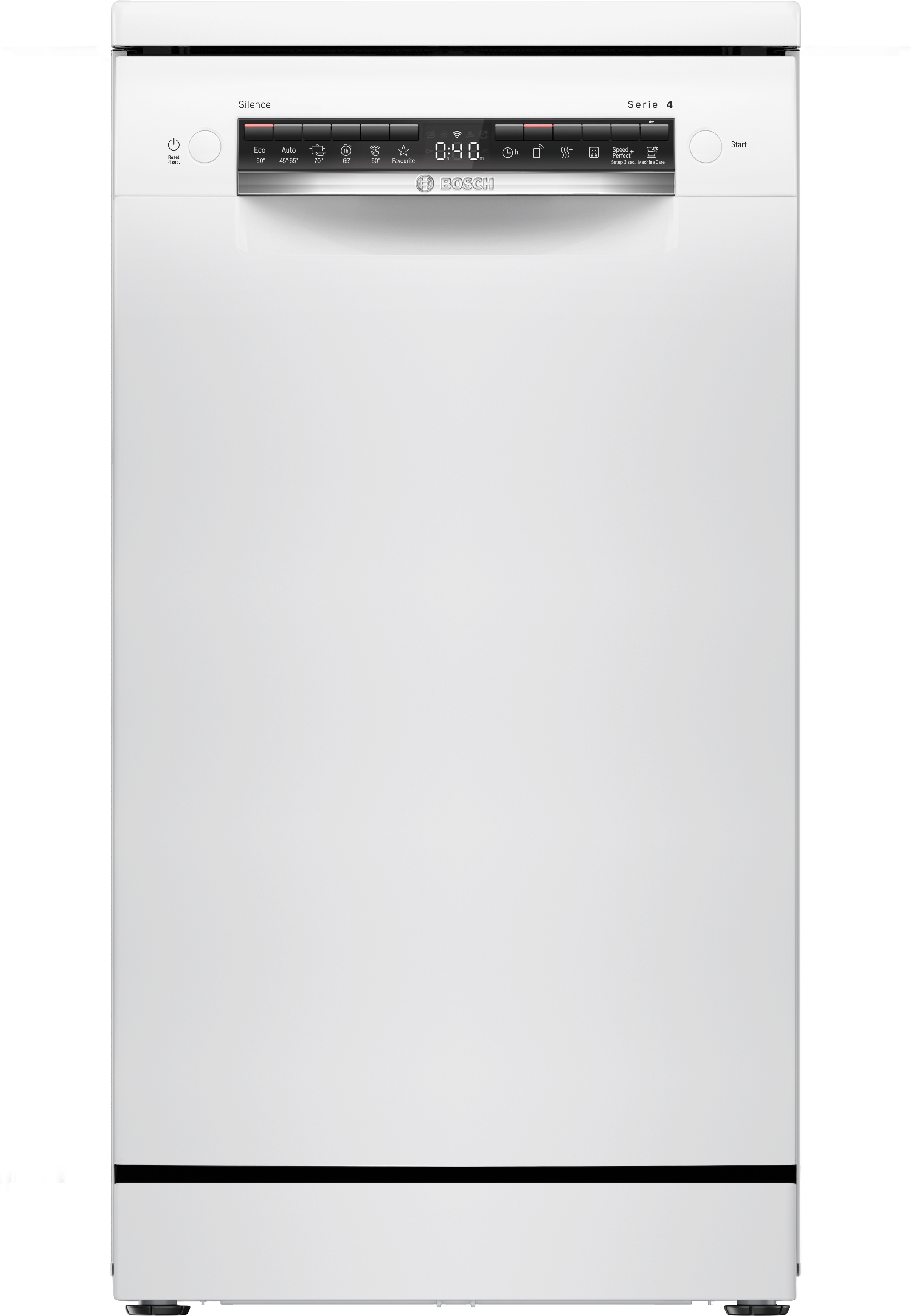 Serija 4, Samostojeća mašina za pranje sudova, 45 cm, Bela, SPS4HKW49E