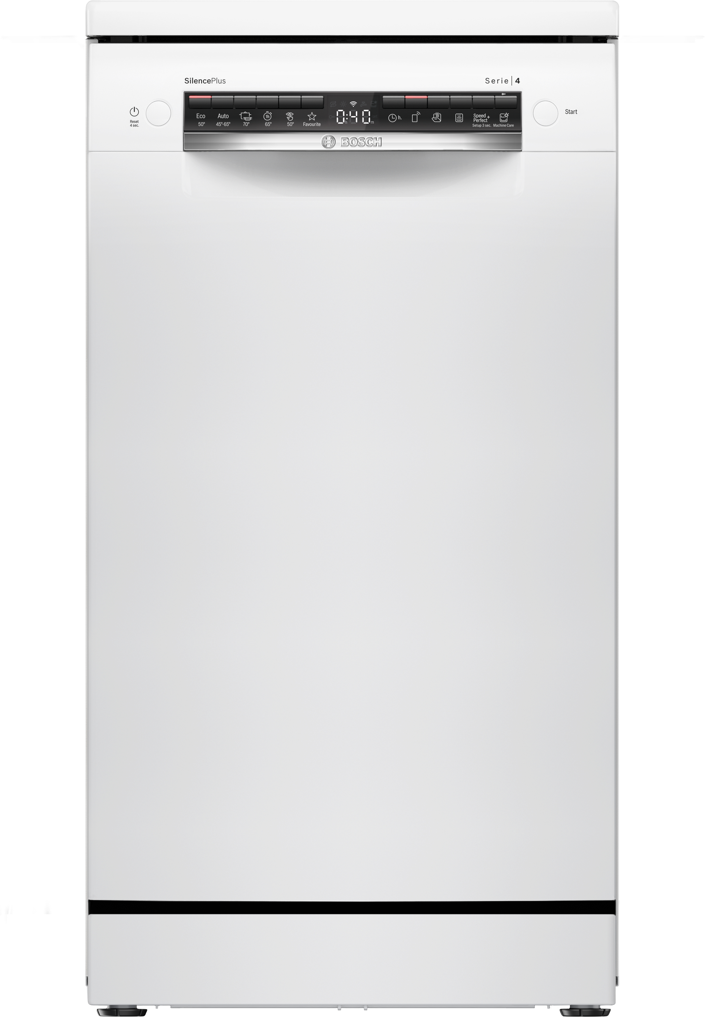 Serija 4, Samostojeća mašina za pranje sudova, 45 cm, Bela, SPS4EMW24E