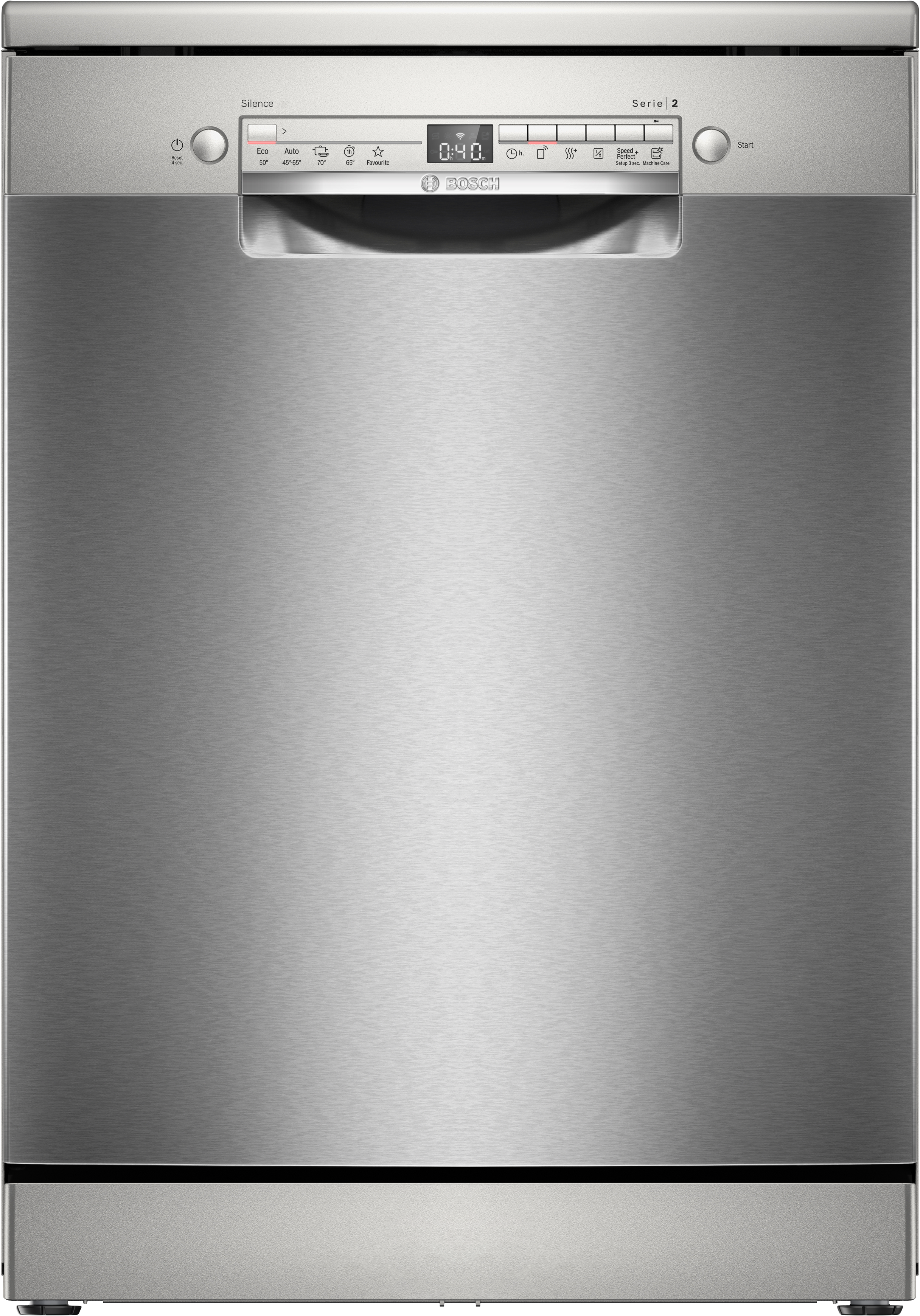 Serija 2, Samostojeća mašina za pranje sudova, 60 cm, Nerđajući čelik, SMS2HVI02E