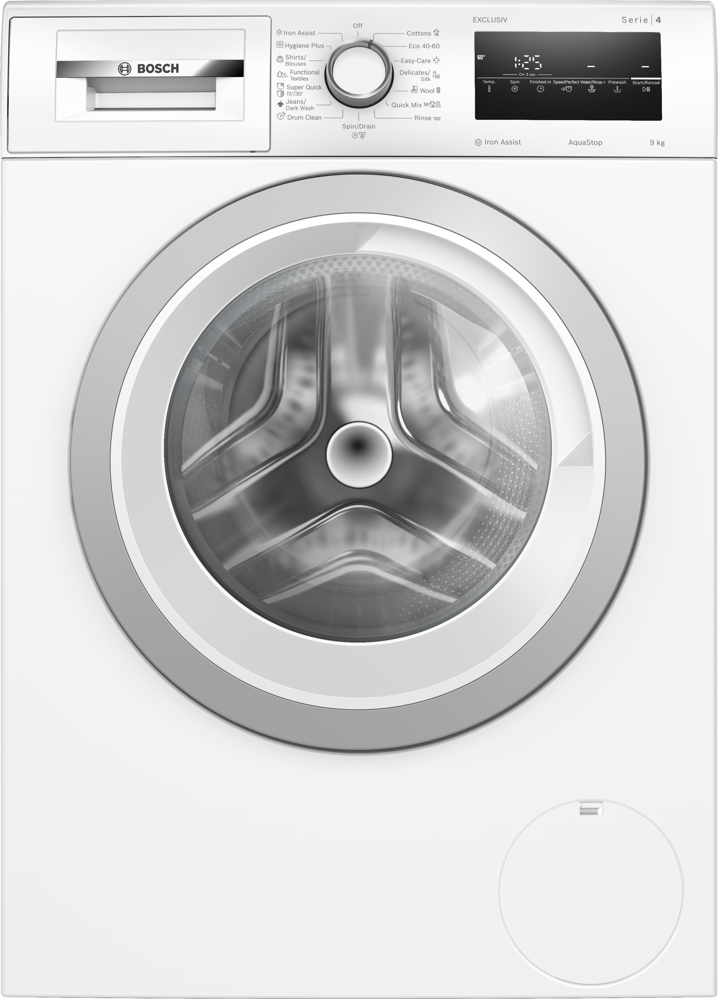 Serija 4, Mašina za pranje veša, punjenje spreda, 9 kg, 1400 okr, WAN28293BY