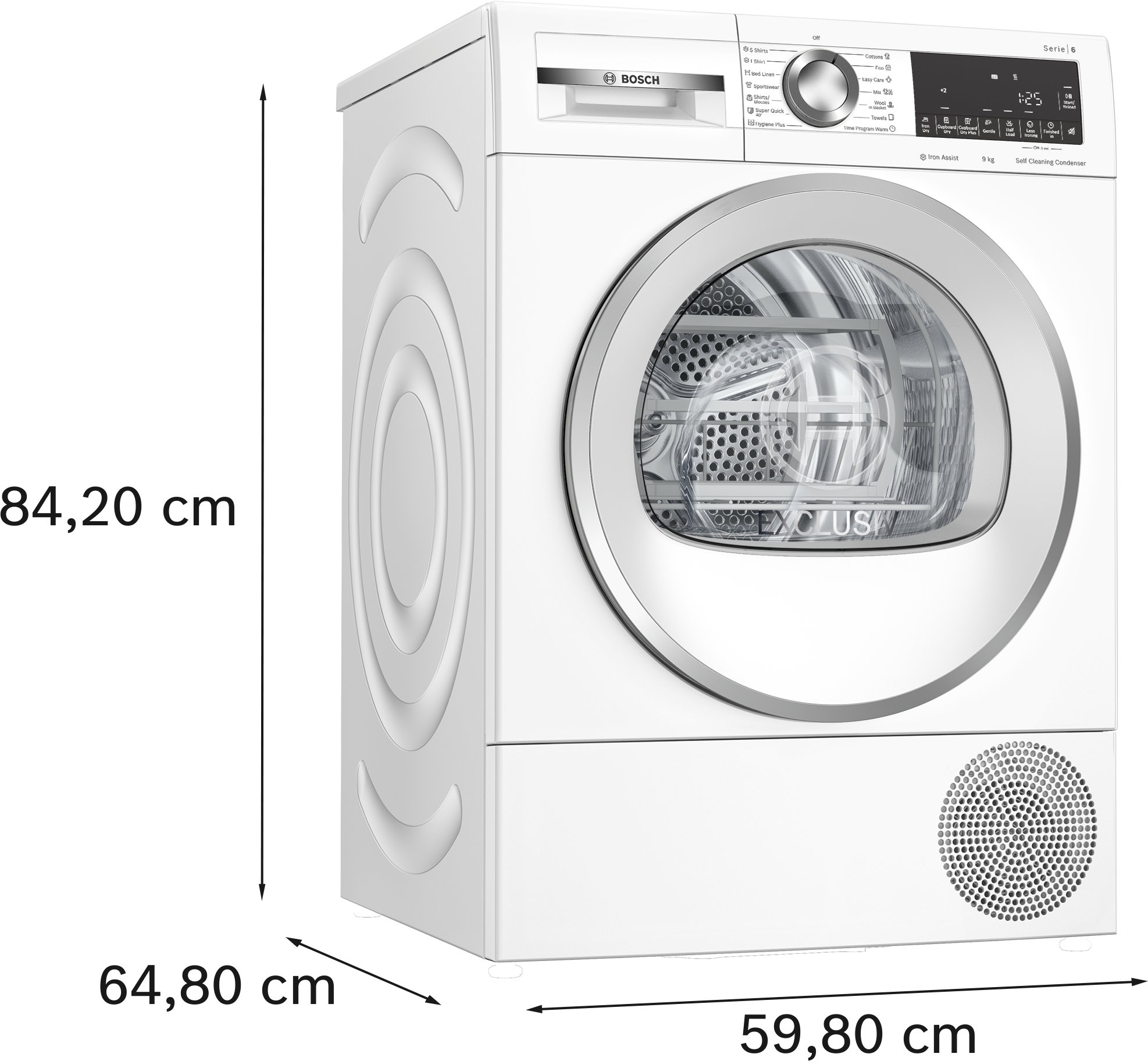 Mašina za sušenje veša WQG245C0BY Serija 6, 9 kg