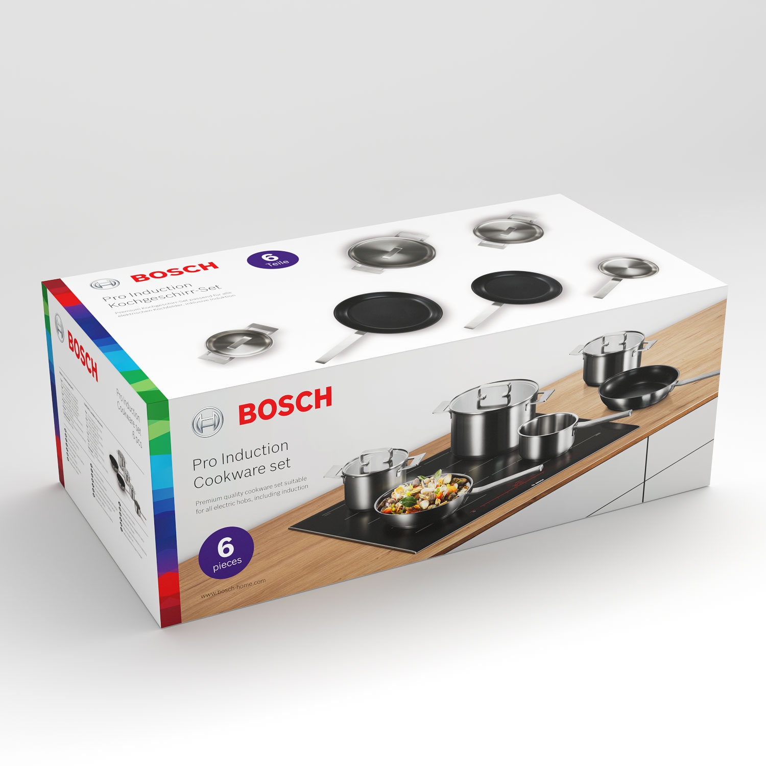 cookware set, 6 pieces, HEZ9SE060