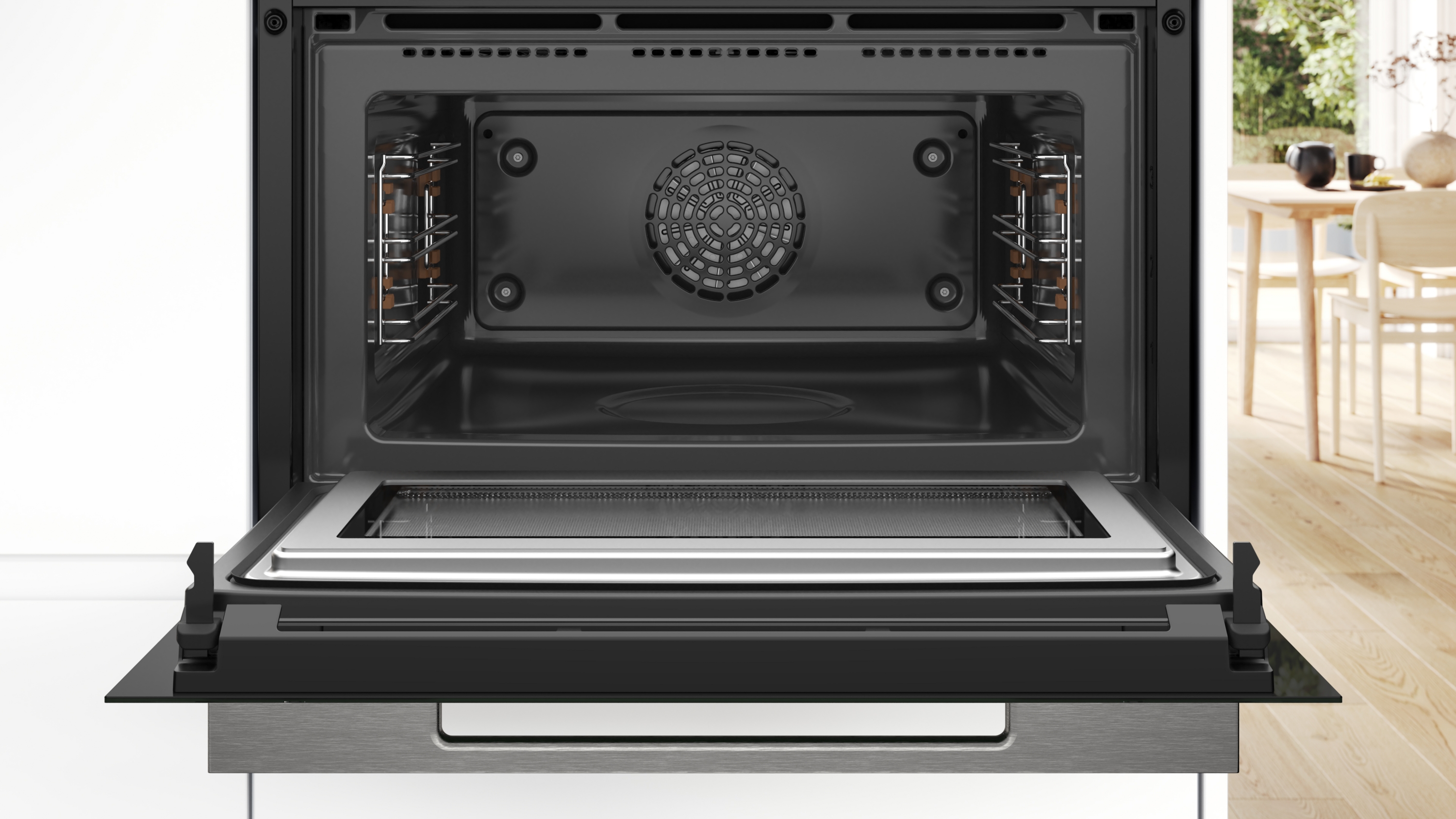 Ugradna kompaktna rerna CMG7761B1 Serija 8, 60 x 45 cm, Mikrotalasna funkcija