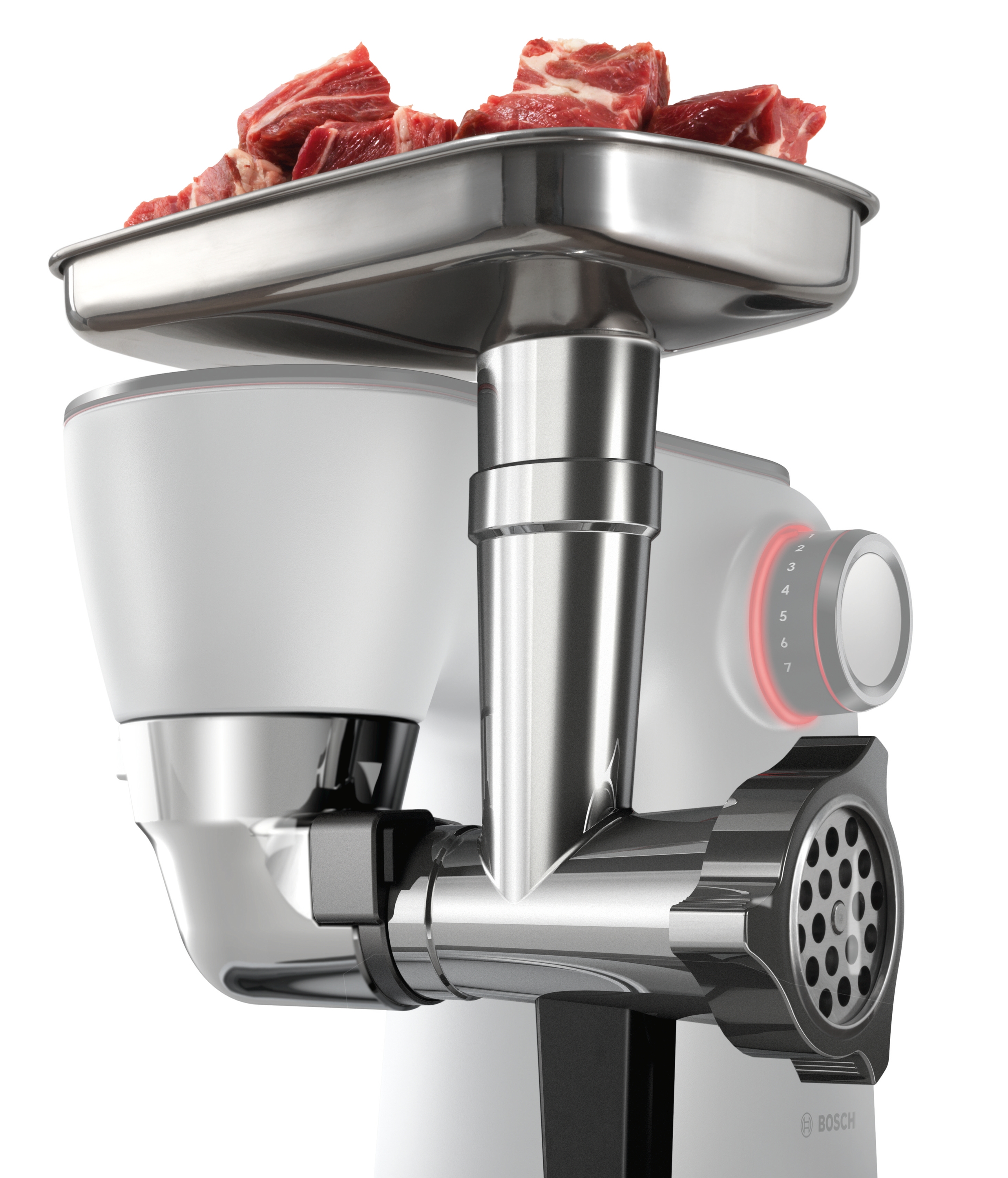 Series 8, Kitchen machine, OptiMUM, 1400 W, Silver, Black, MUM9B34S27