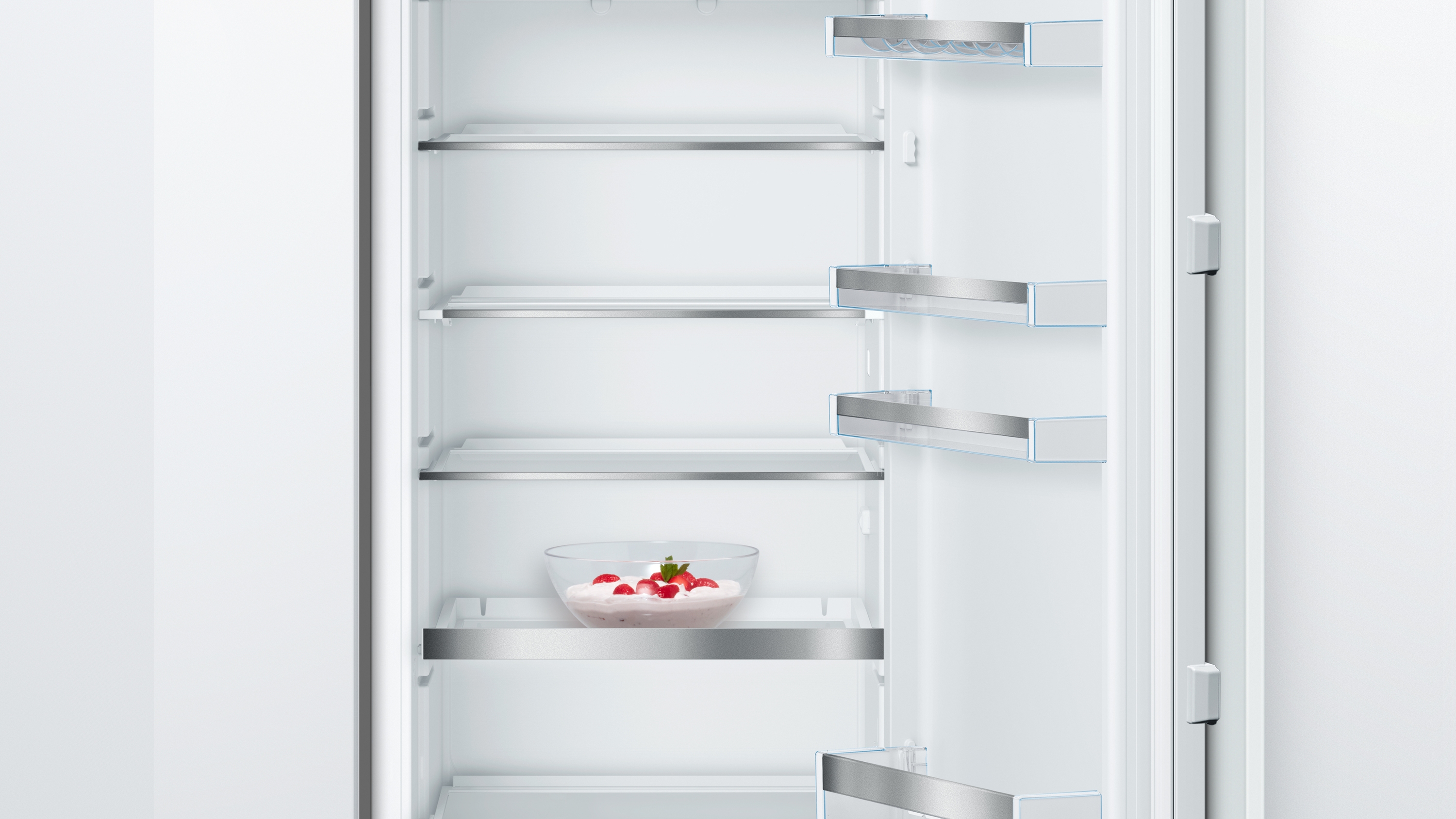 Series 6, built-in fridge with freezer section, 140 x 56 cm, flat hinge, KIL52AFE0