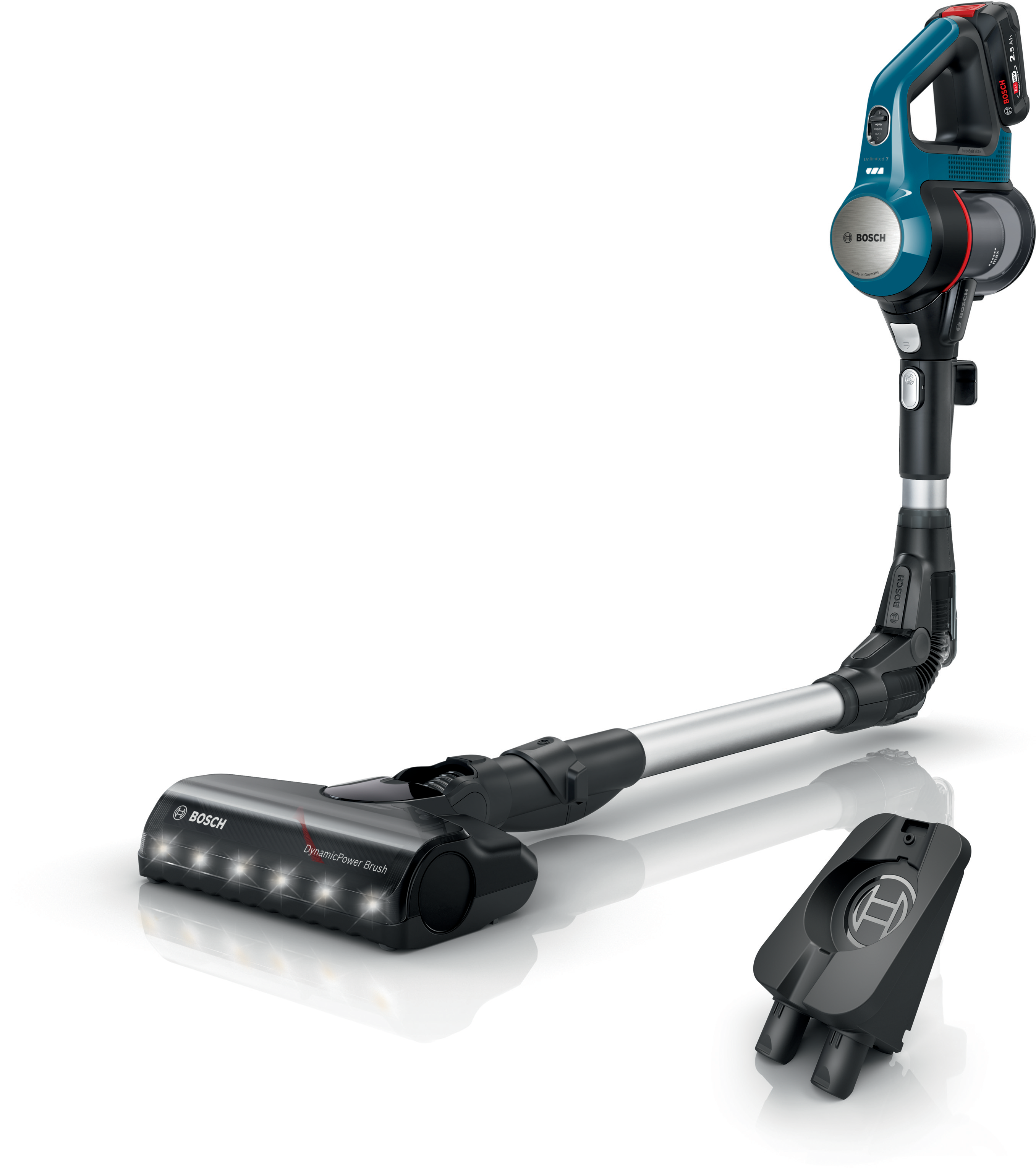 Rechargeable vacuum cleaner, Unlimited 7, Blue, BSS71125AH