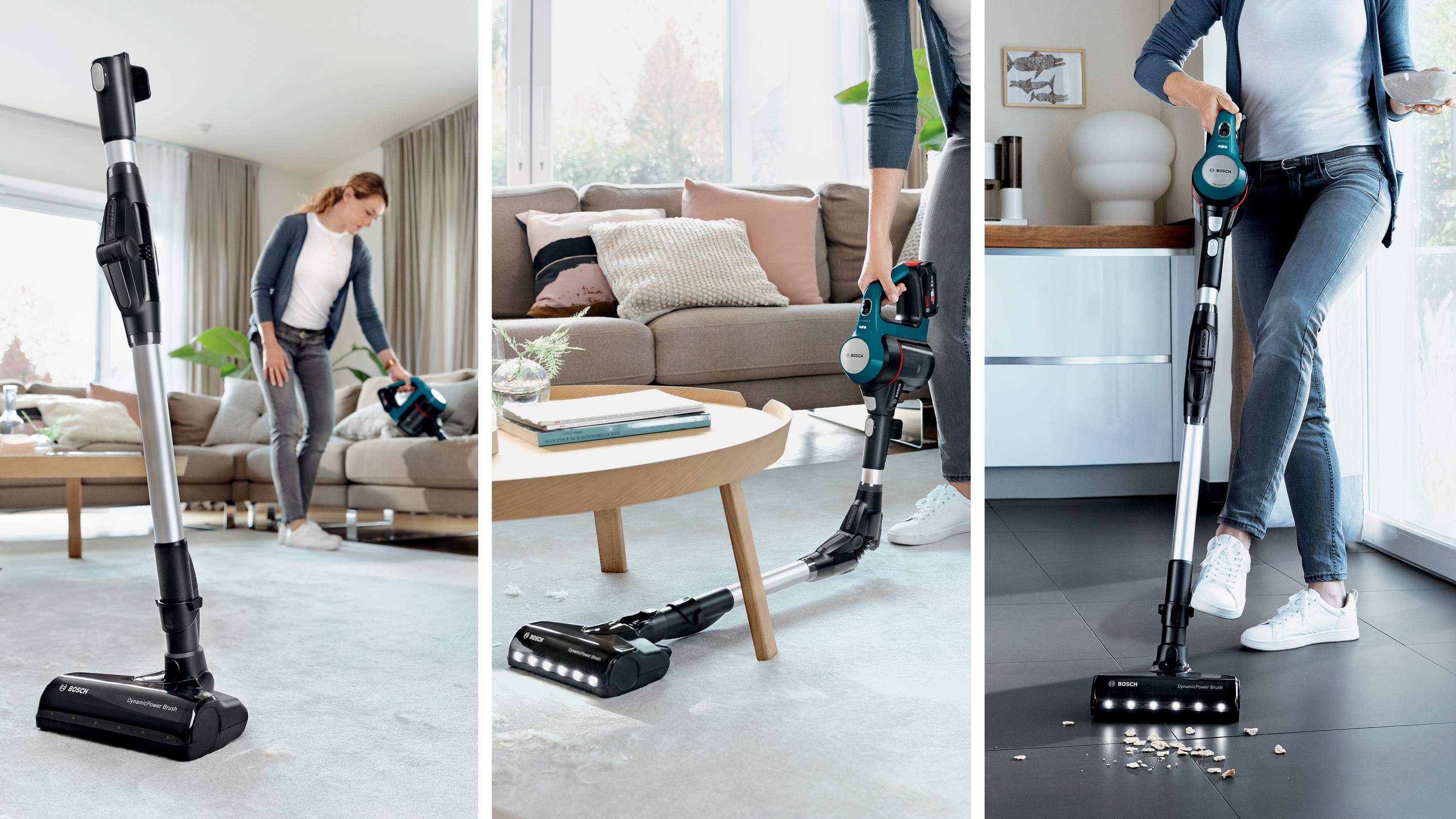 Rechargeable vacuum cleaner, Unlimited 7, Blue, BSS71125AH