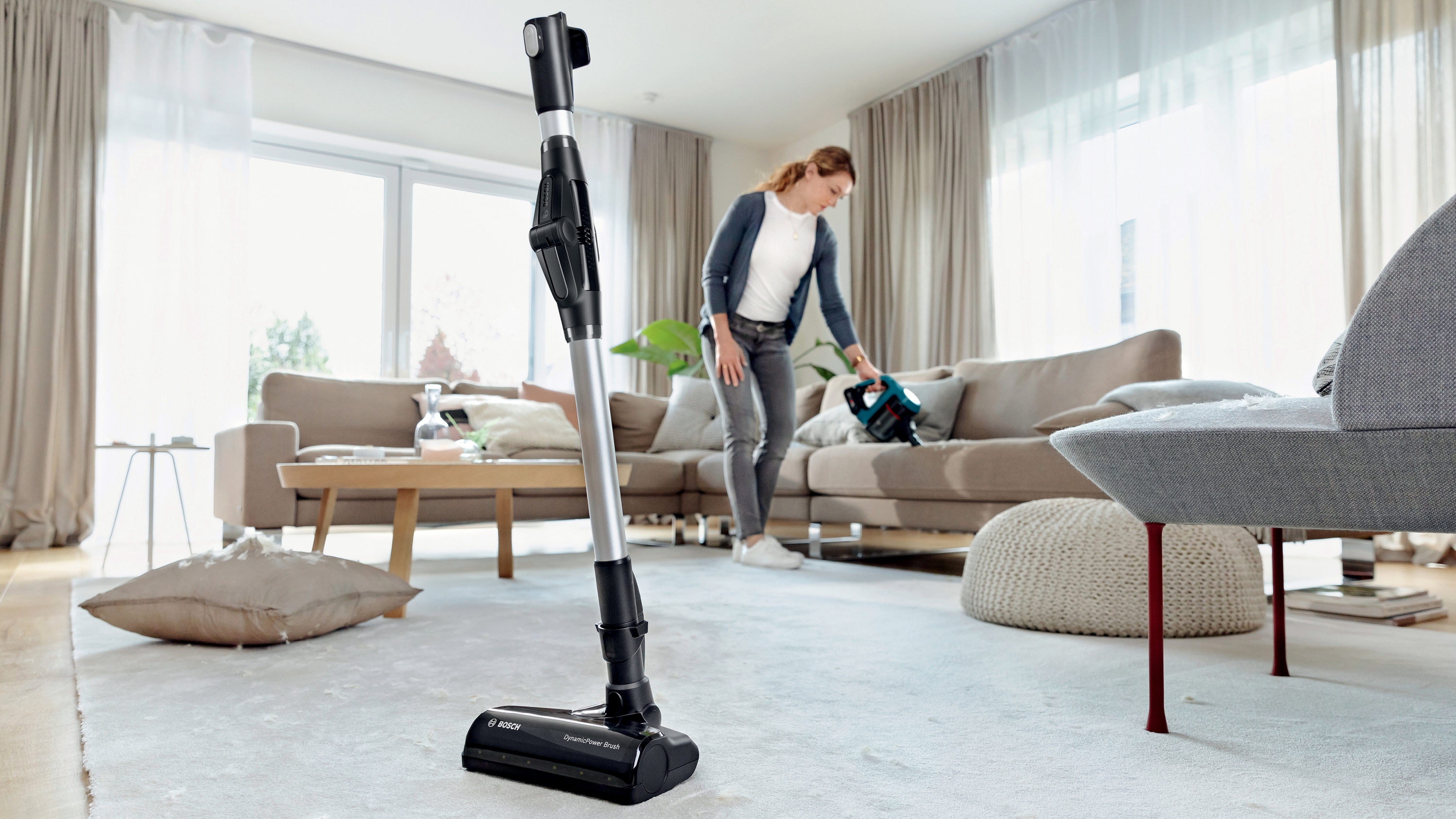 Rechargeable vacuum cleaner, Unlimited 7, Blue, BSS71125AH