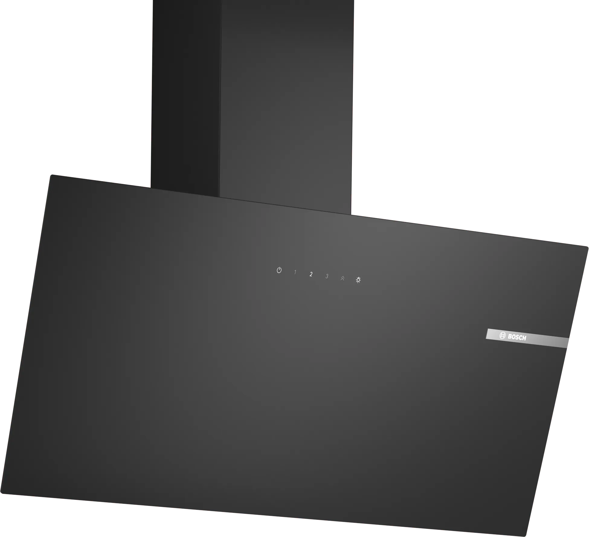 Series 2, wall-mounted cooker hood, 80 cm, clear glass black printed, DWK85DK60
