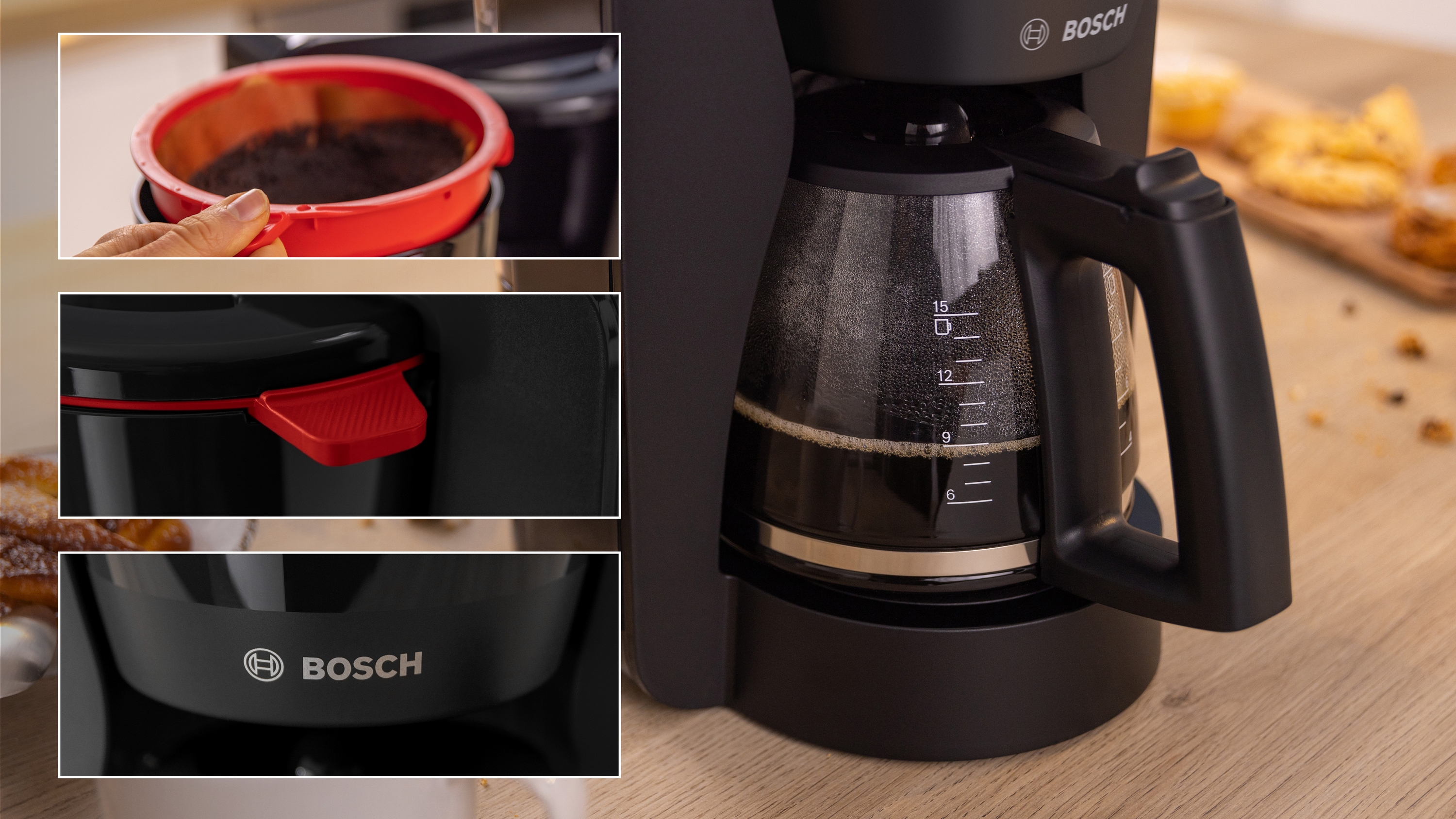 Coffee maker, MyMoment, Black, TKA2M113