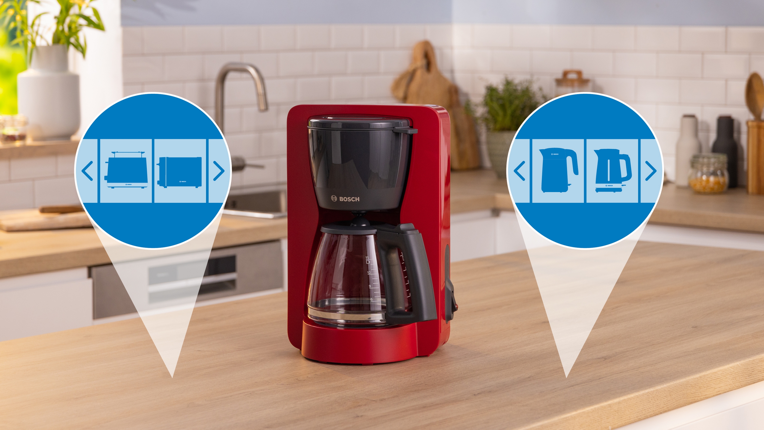 Coffee maker, MyMoment, Red, TKA2M114