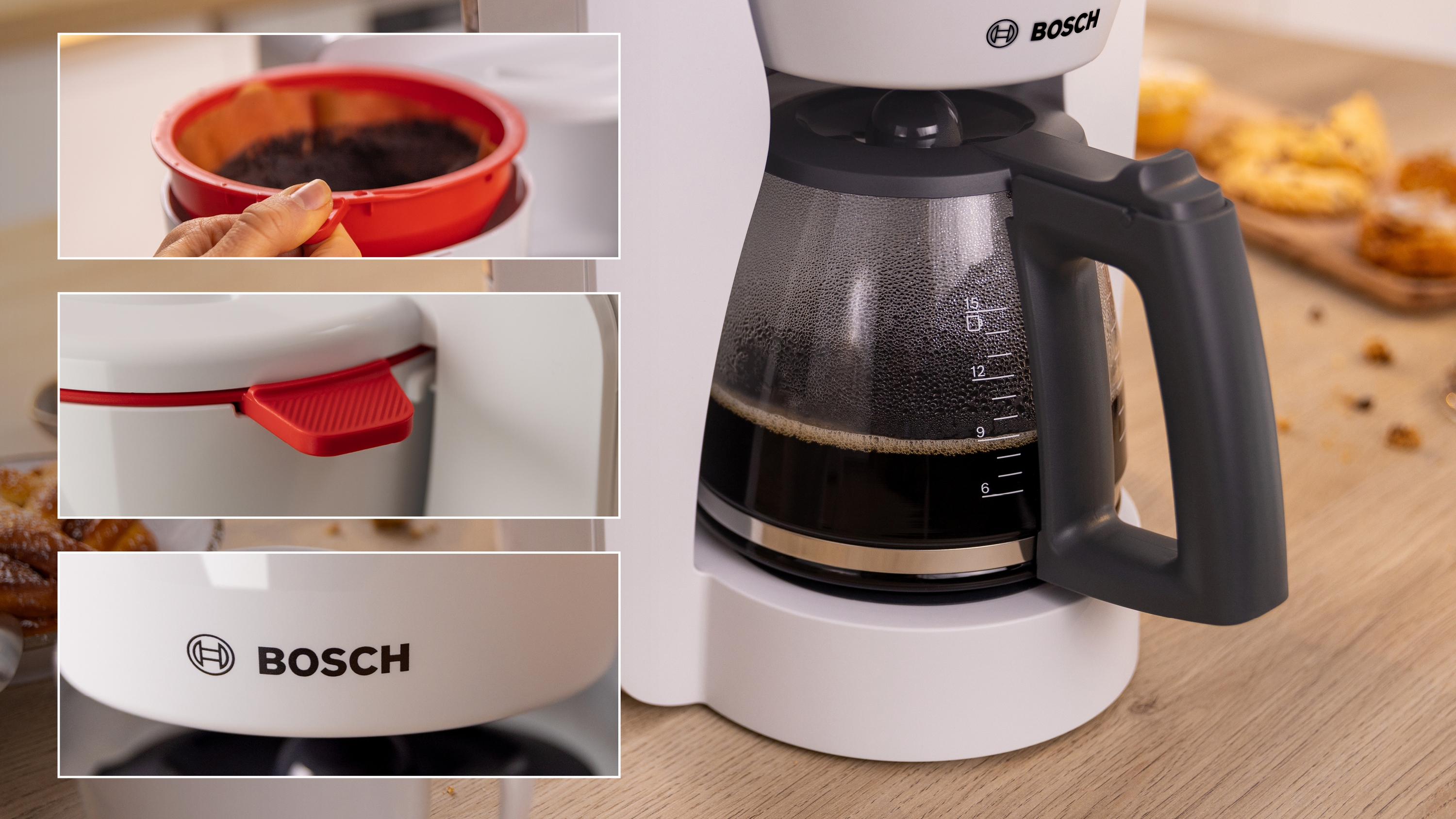 Coffee maker, MyMoment, White, TKA3M131