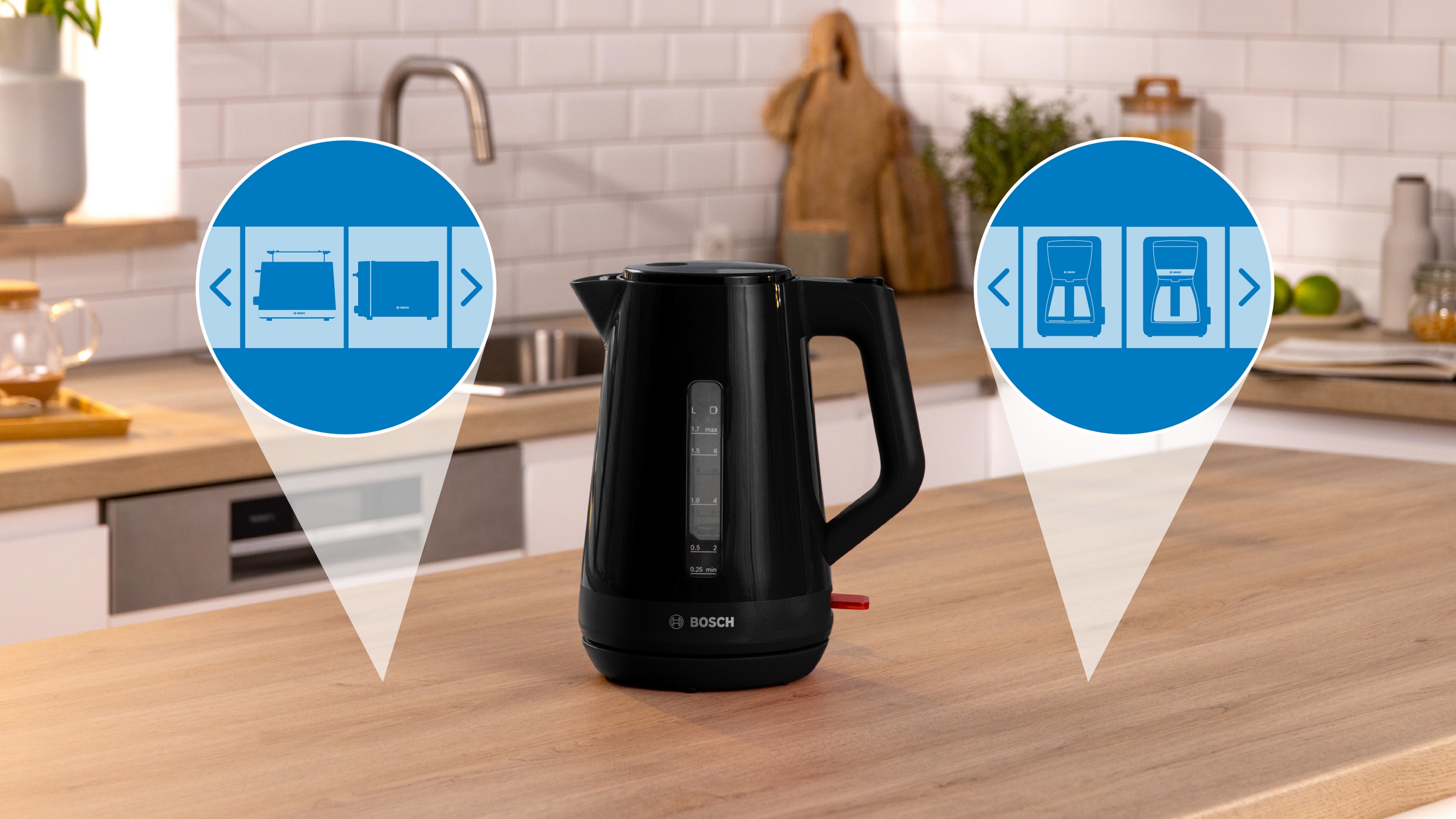 Kettle, MyMoment, 1.7 l, Black, TWK1M123