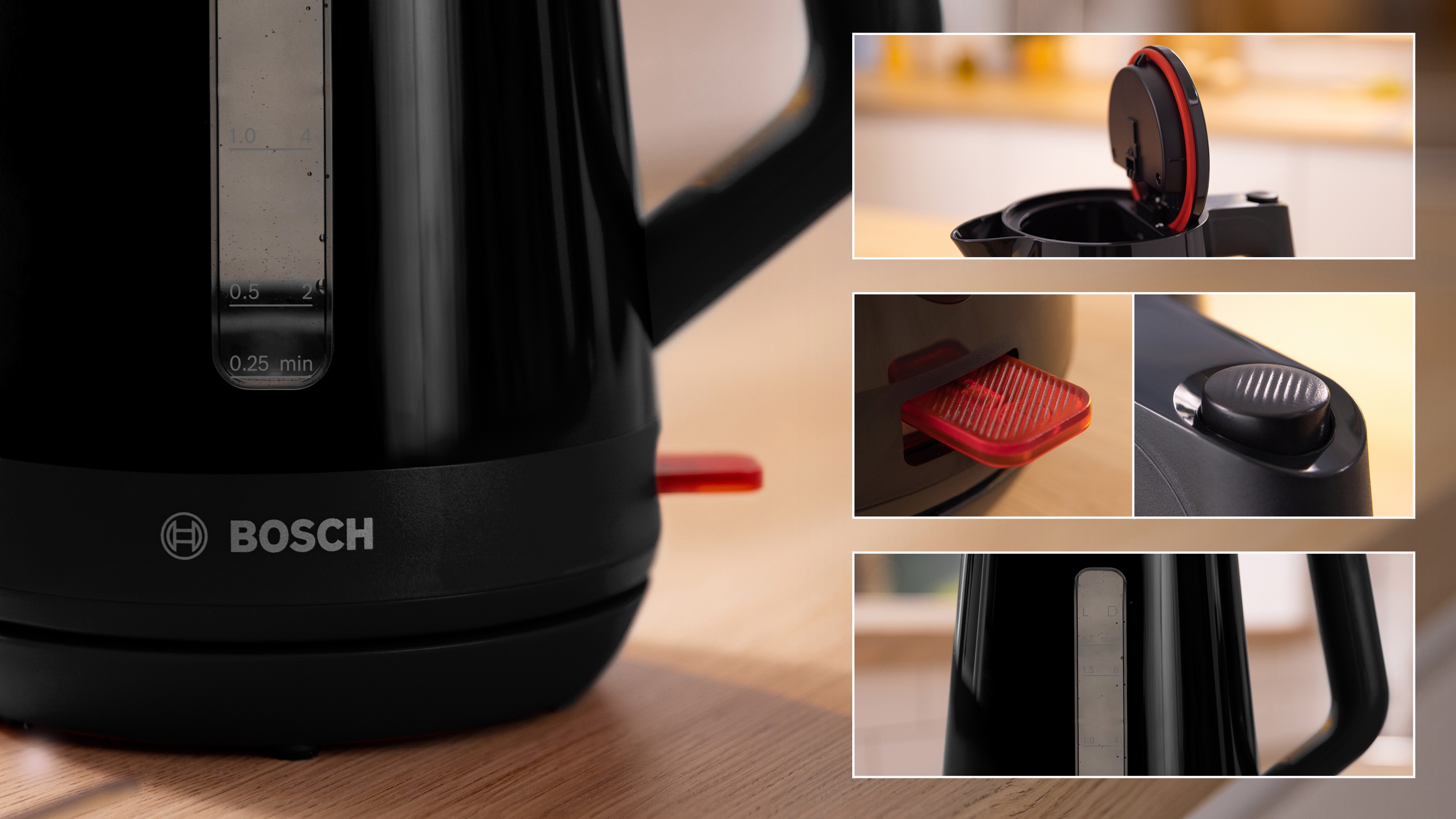 Kettle, MyMoment, 1.7 l, Black, TWK1M123