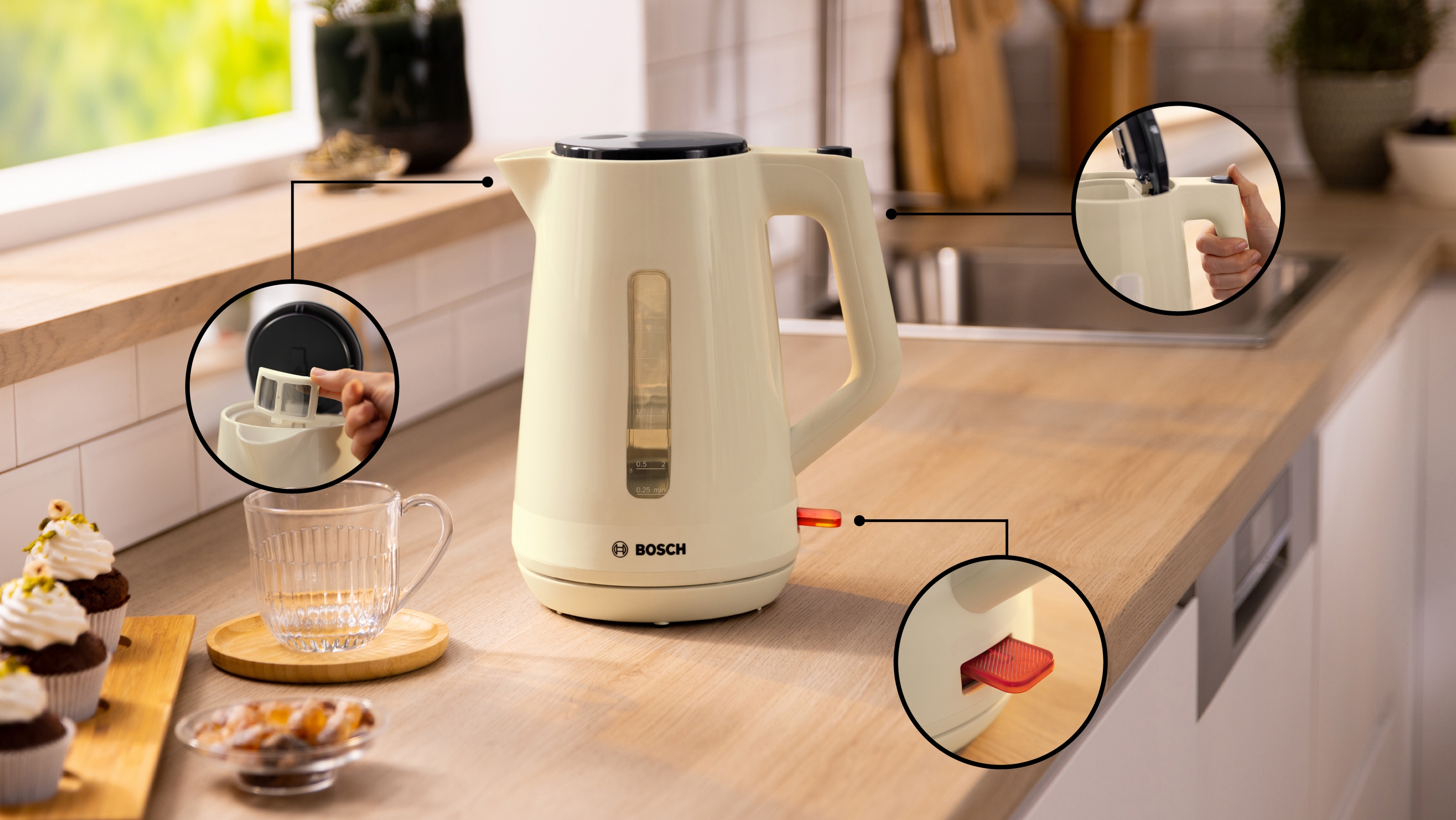 Kettle, MyMoment, 1.7 l, Beige, TWK1M127