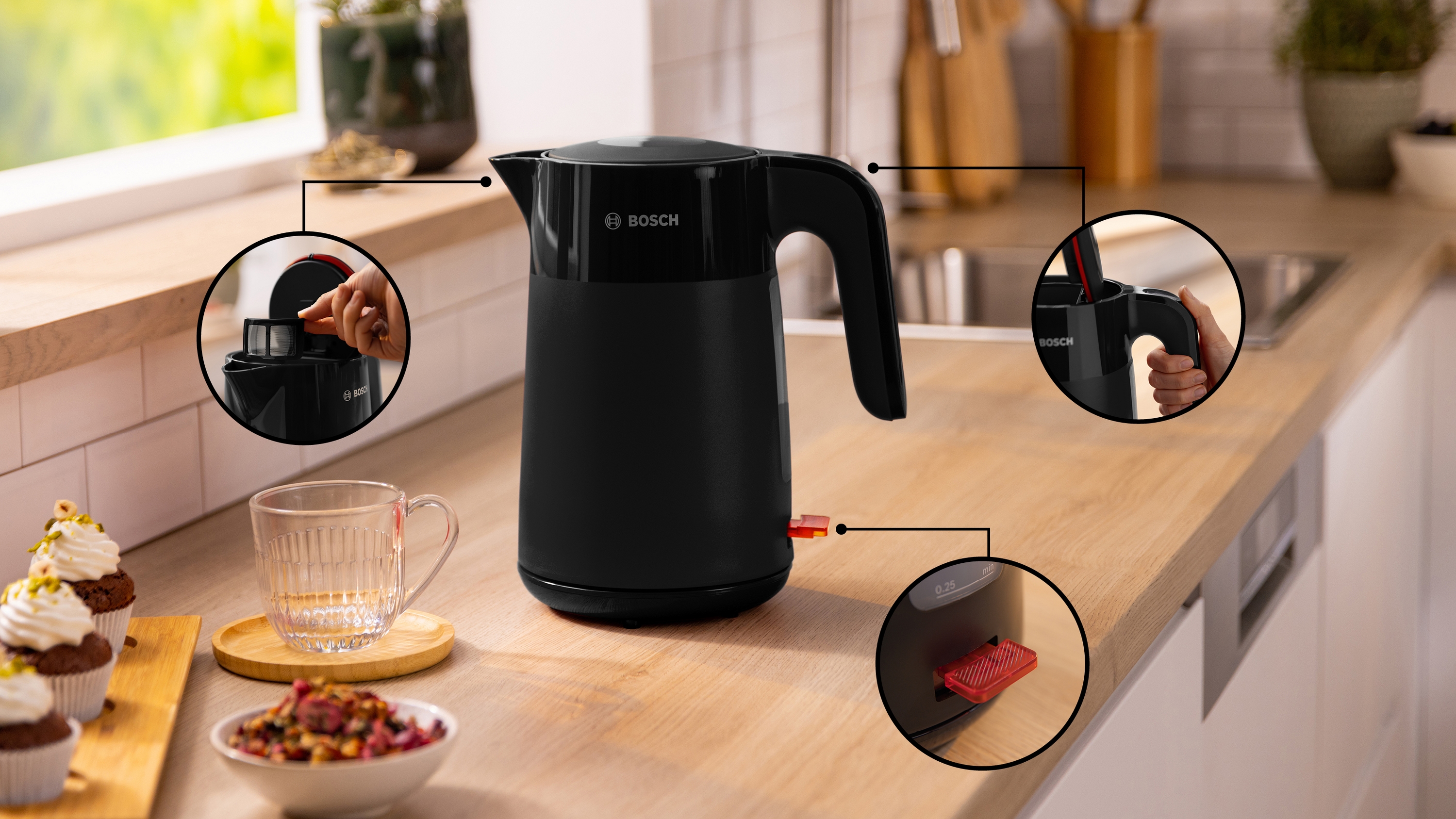 Kettle, MyMoment, 1.7 l, Black, TWK2M163