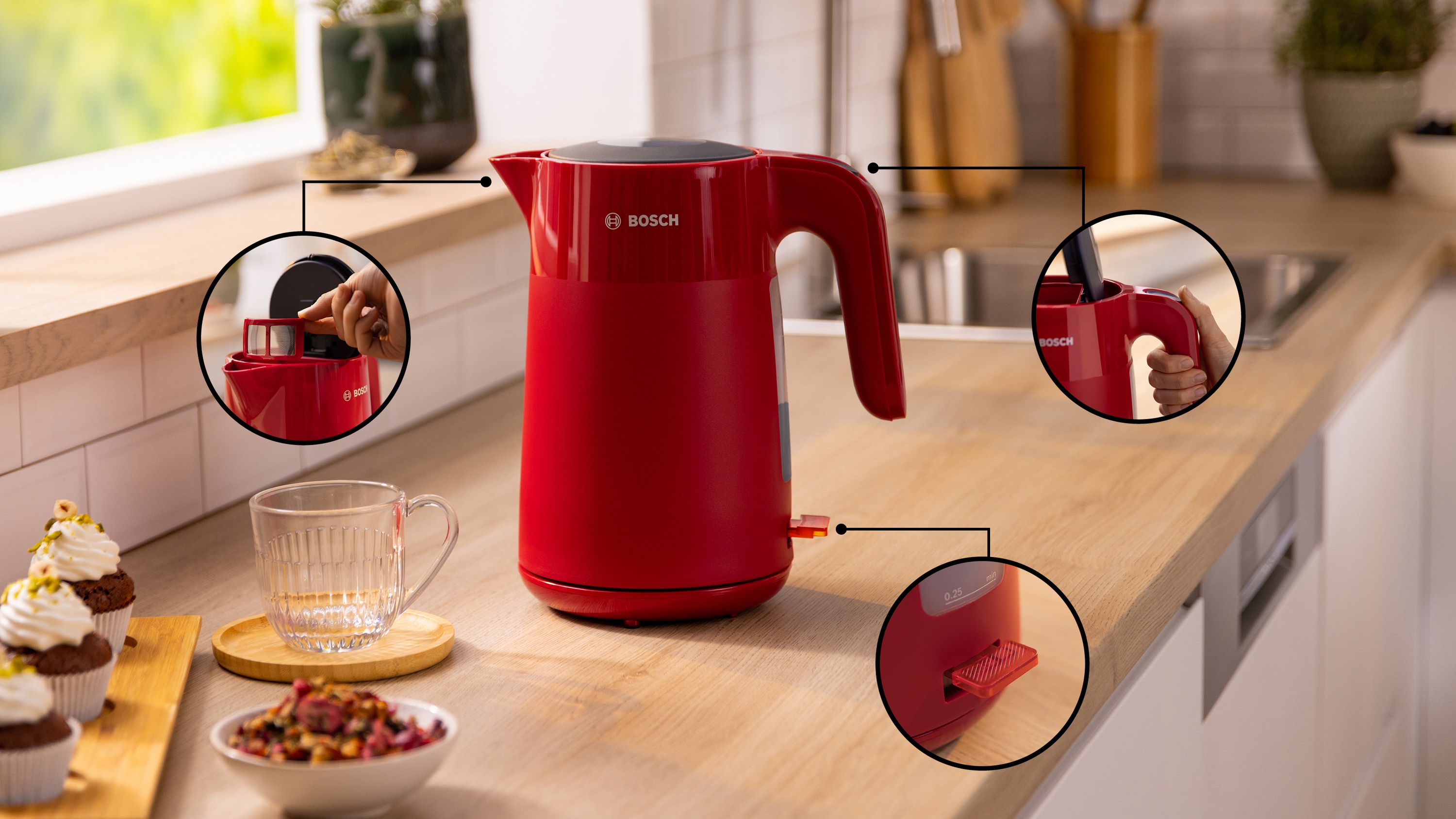 Kettle, MyMoment, 1.7 l, Red, TWK2M164