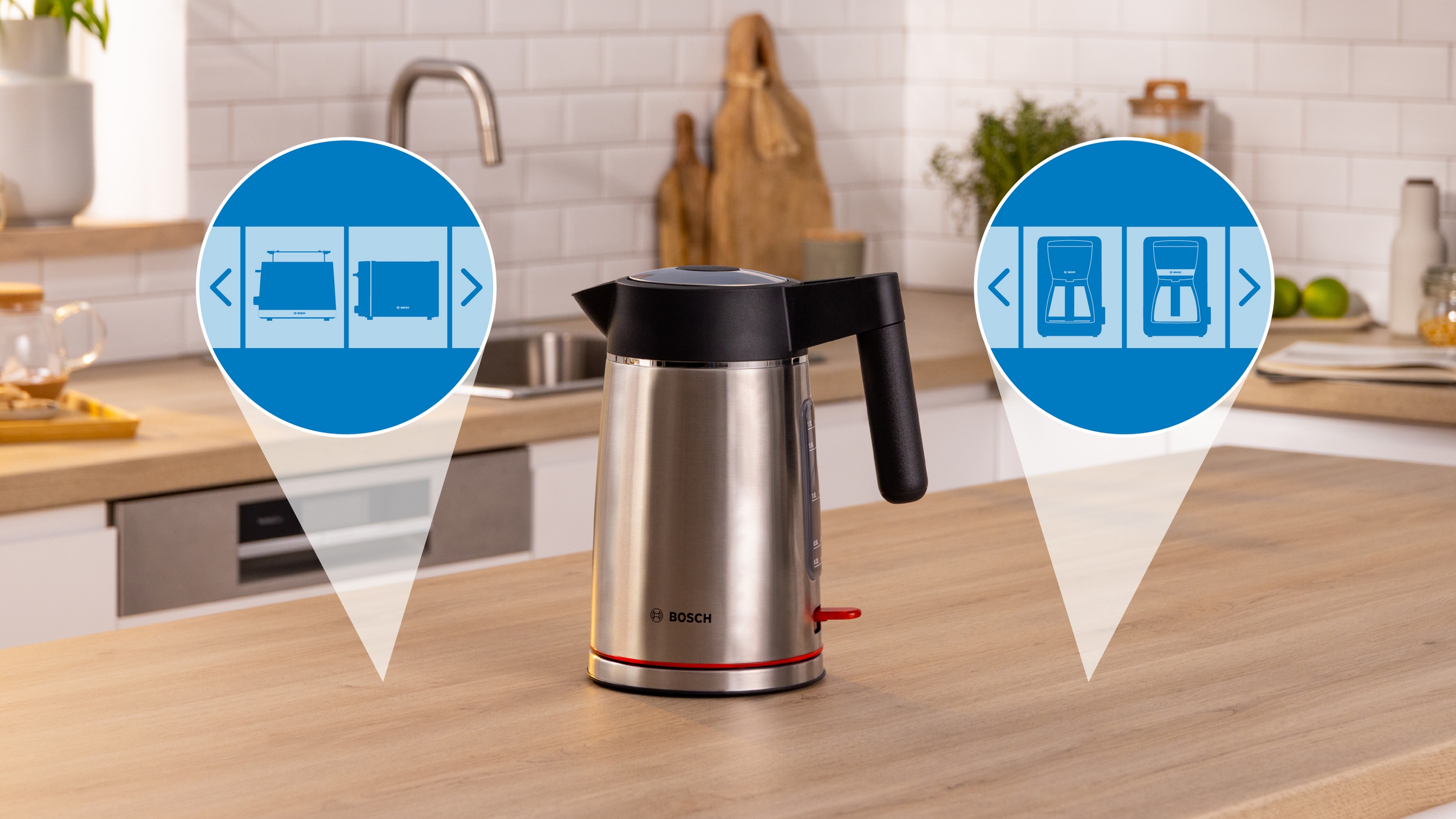 Kettle, MyMoment, 1.7 l, Stainless steel, TWK6M480