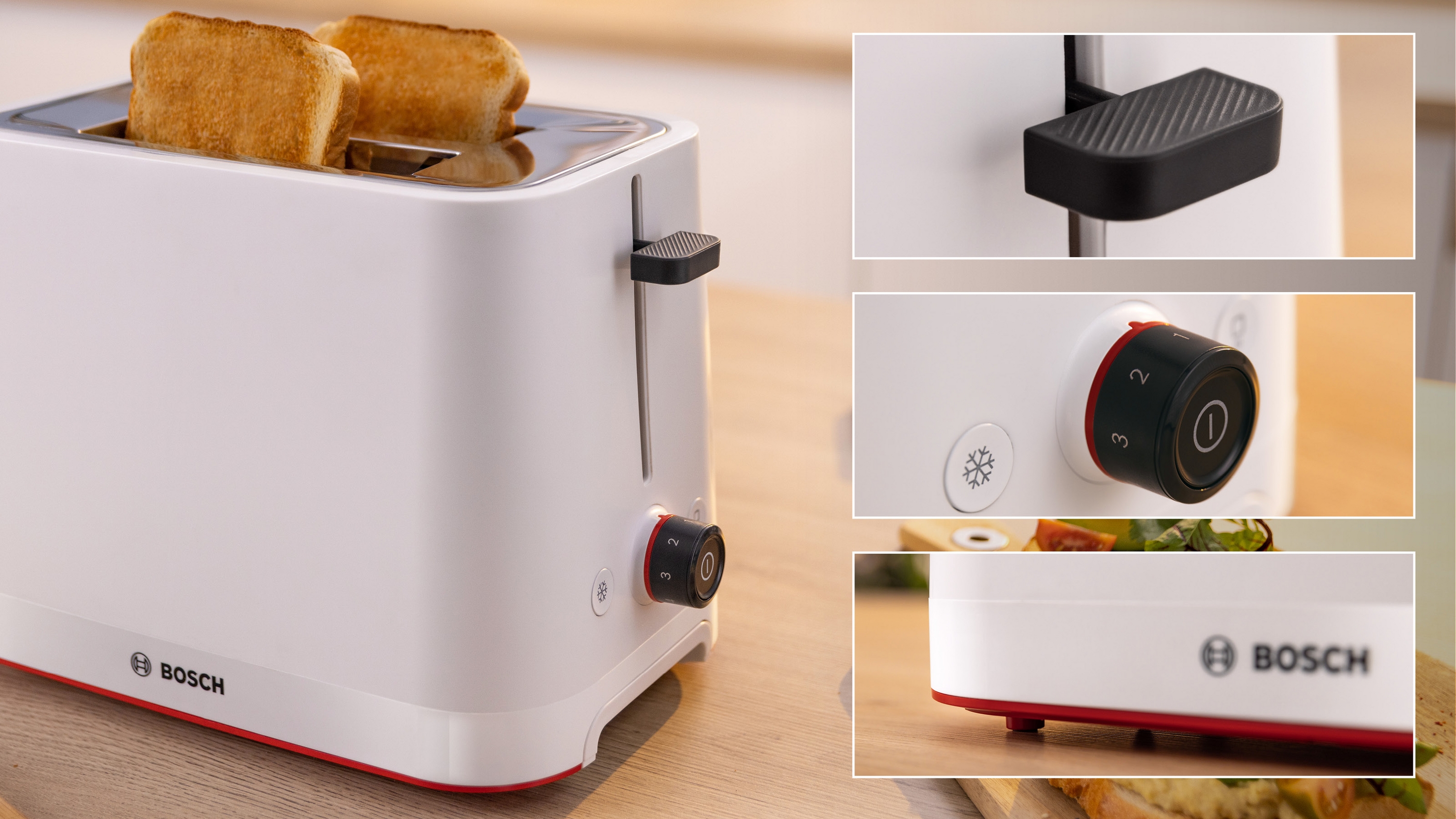 Compact toaster, MyMoment, White, TAT3M121