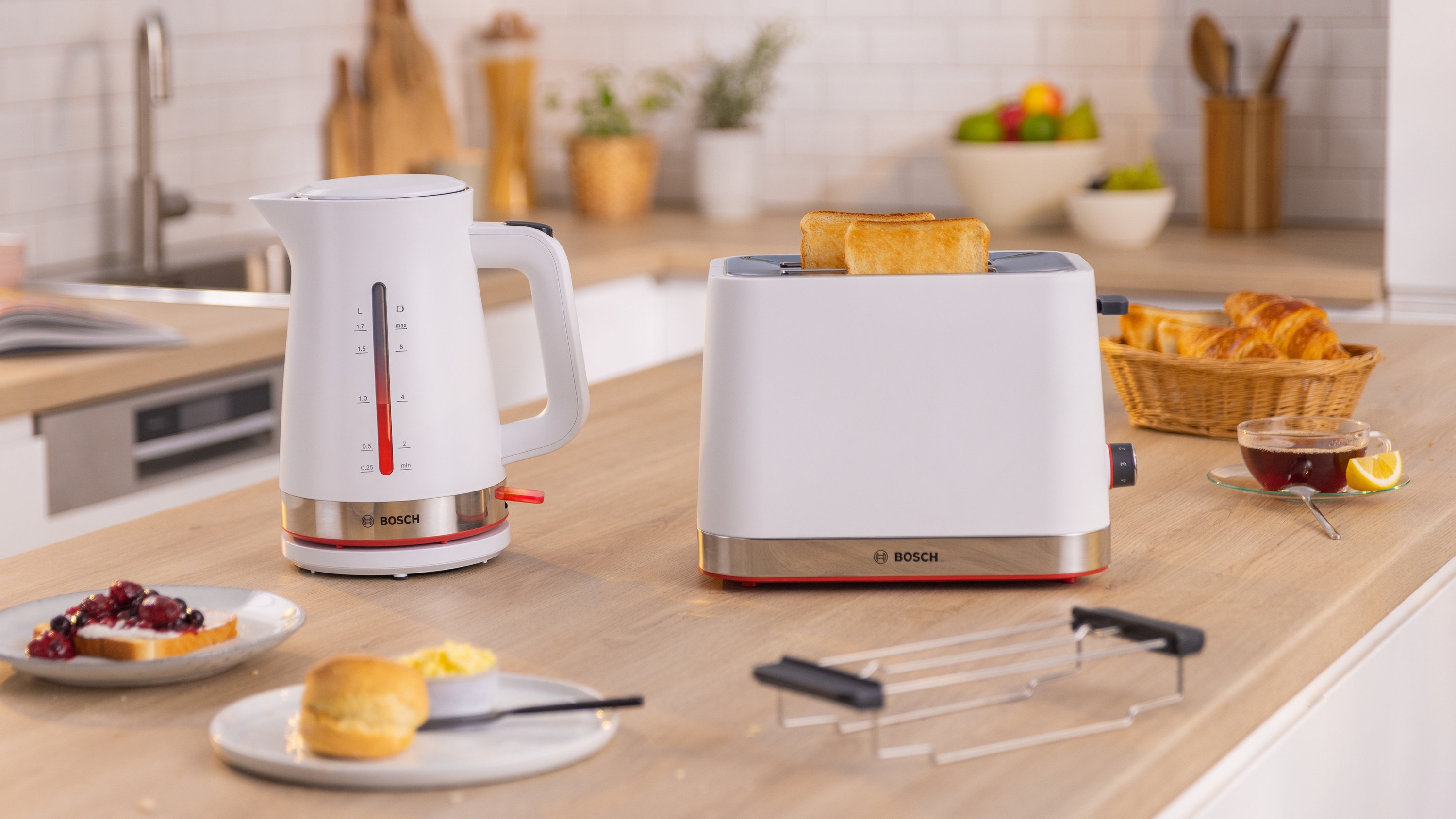 Compact toaster, MyMoment, White, TAT4M221