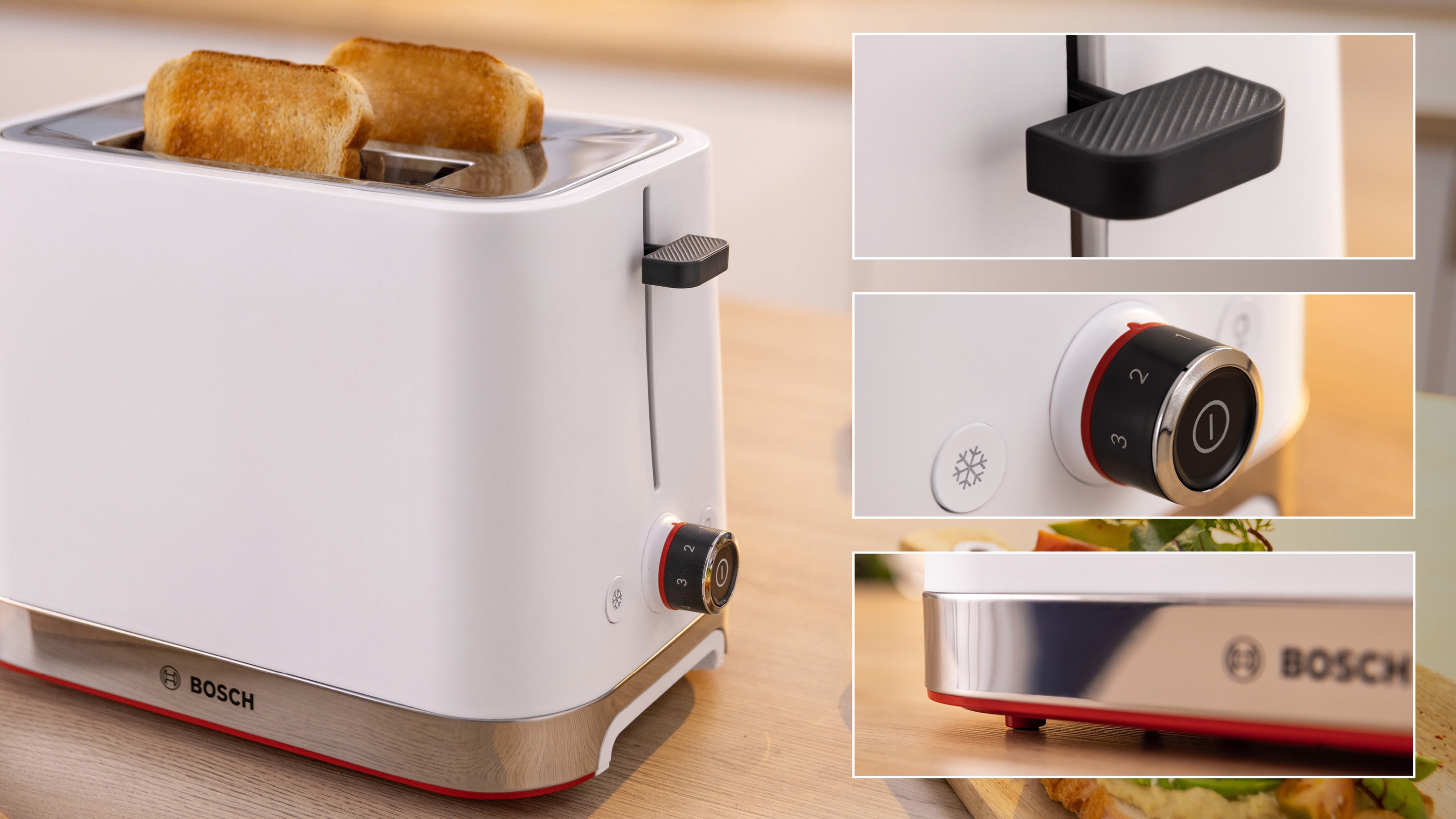 Compact toaster, MyMoment, White, TAT4M221