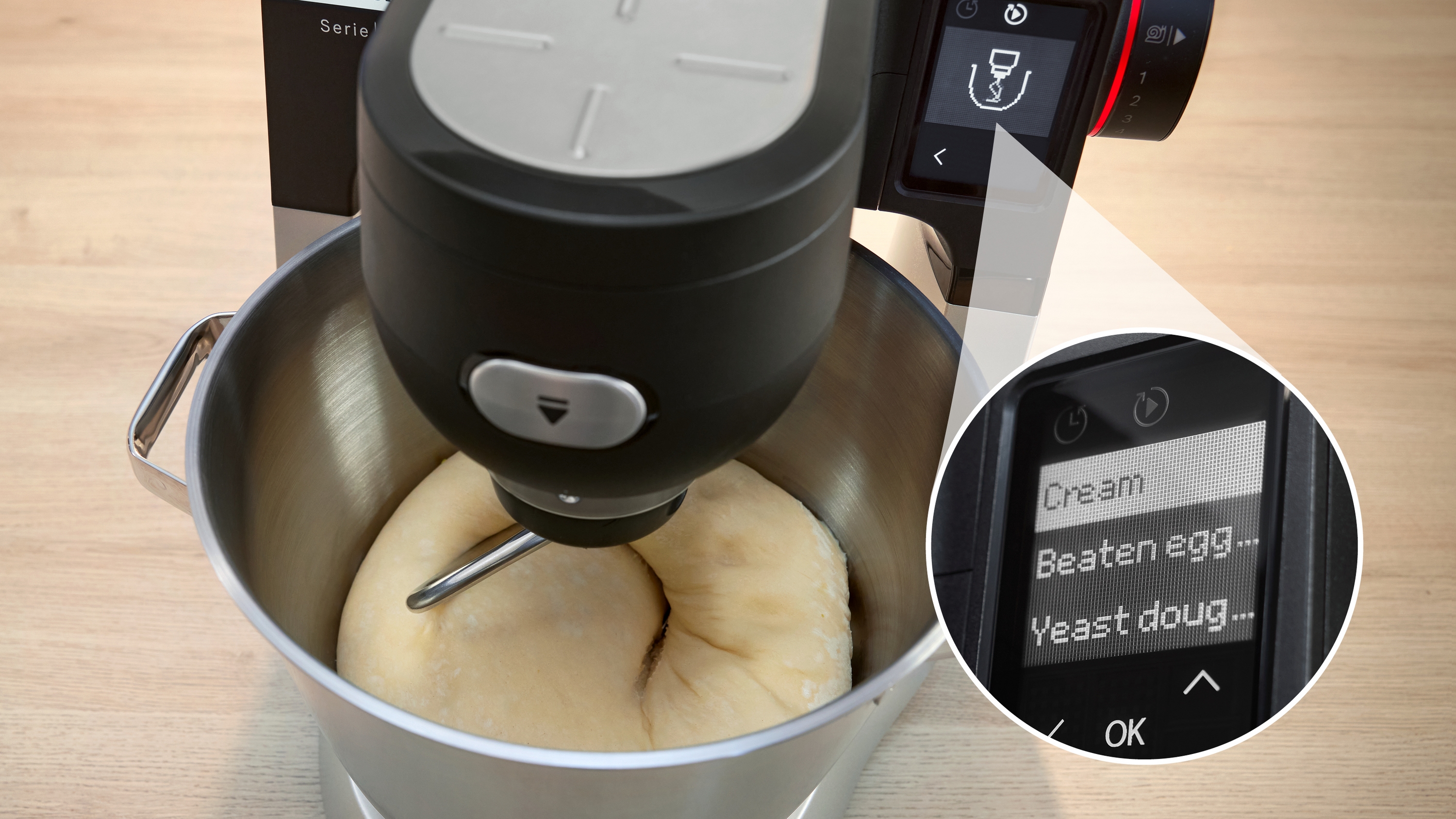 Series 6, Kitchen machine with scale, 1600 W, Black, Brushed stainless steel, MUMS6ZS00